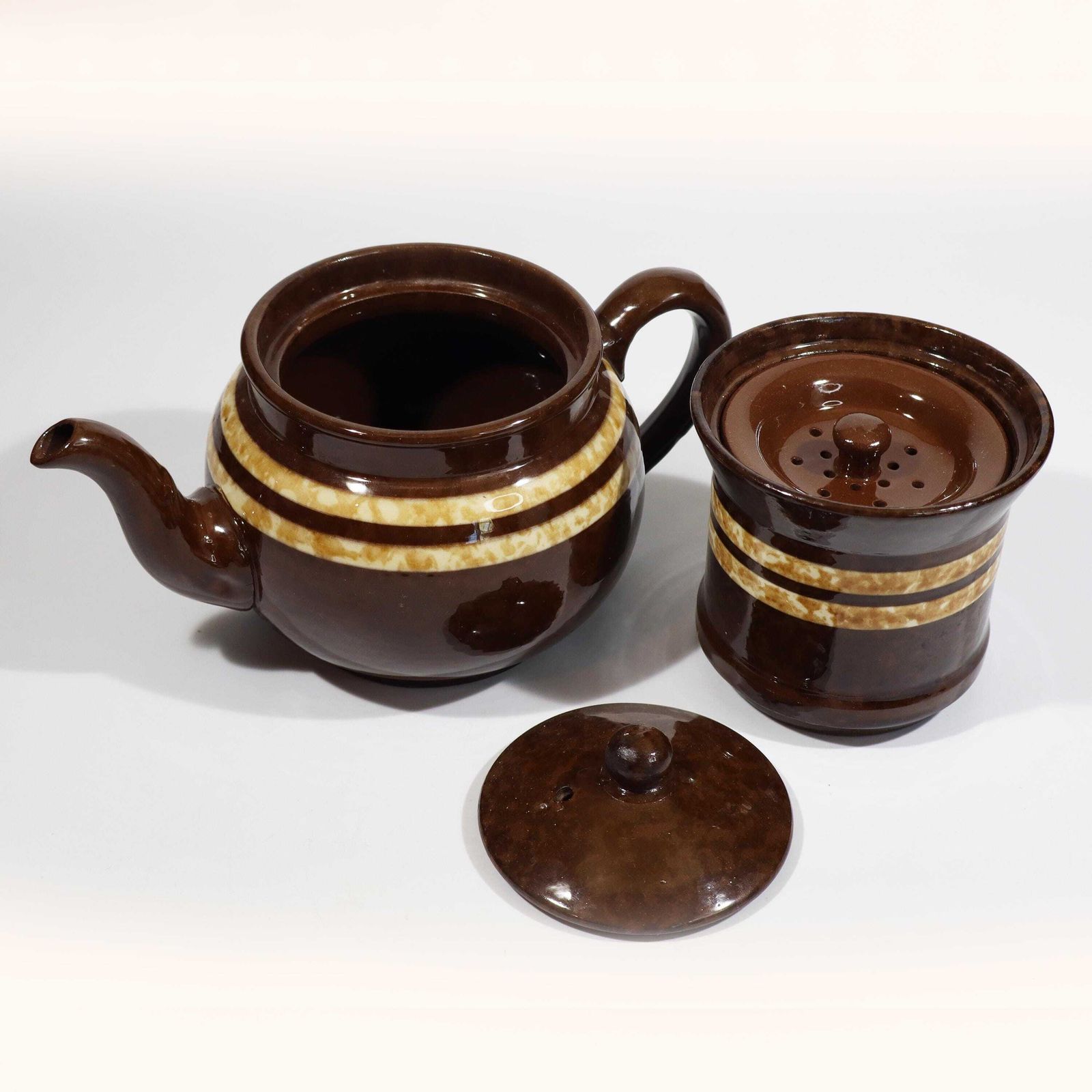 113.0 Cafetière vintage marron et crème avec filtre Villeroy & Boch Luxembourg photo