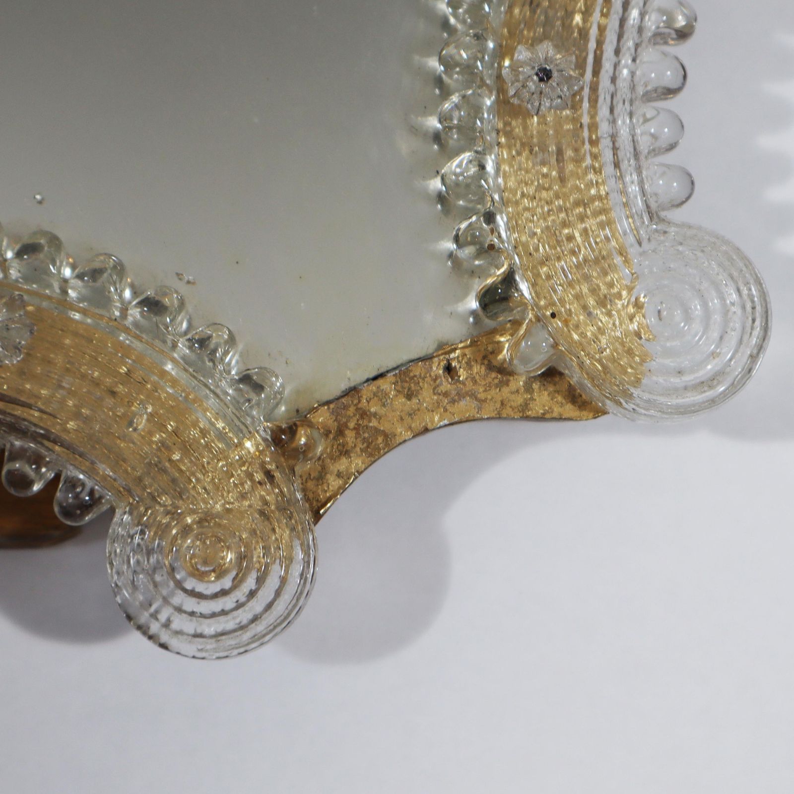 photo furniture Miroir de table vintage en verre de Murano, Ongaro & Fuga