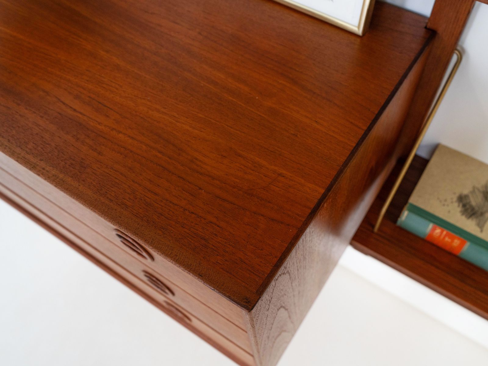 Meubels Teakhouten modulaire kast, Deens design, jaren 1960, gemaakt in Denemarken photo