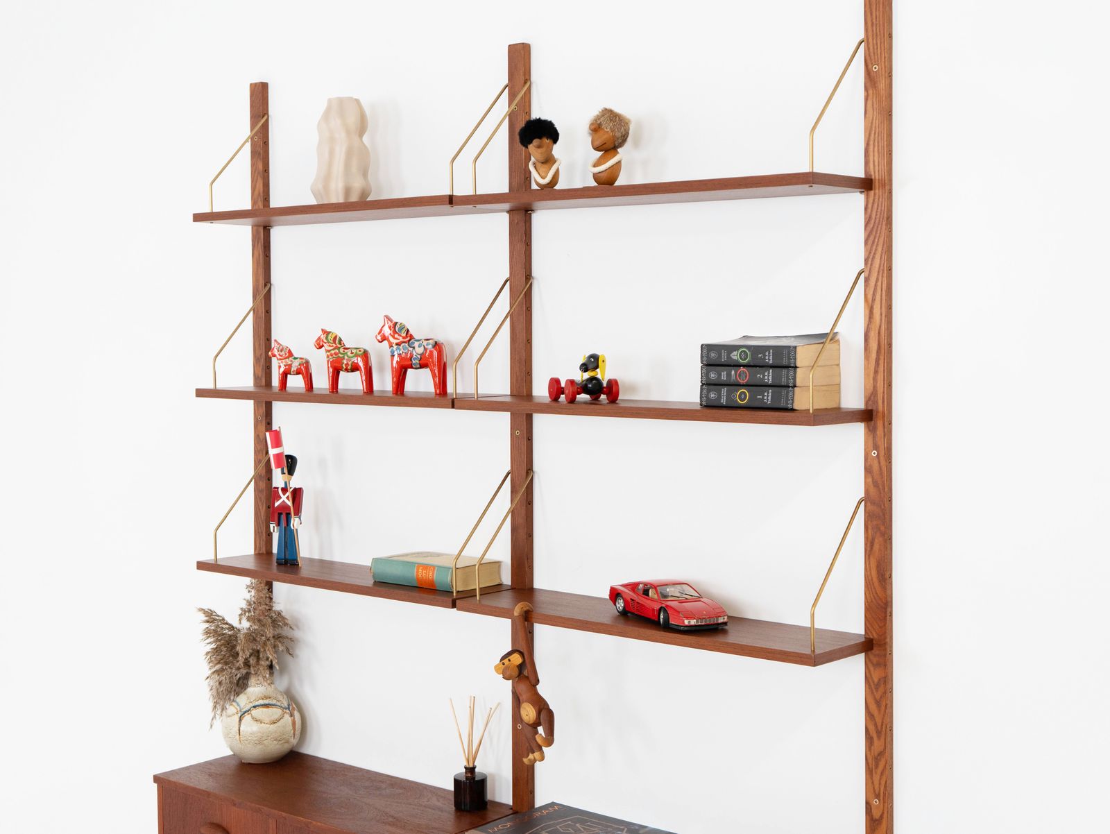 Teakhouten modulaire kast, Deens design, jaren 1960, gemaakt in Denemarken photo 1919.0