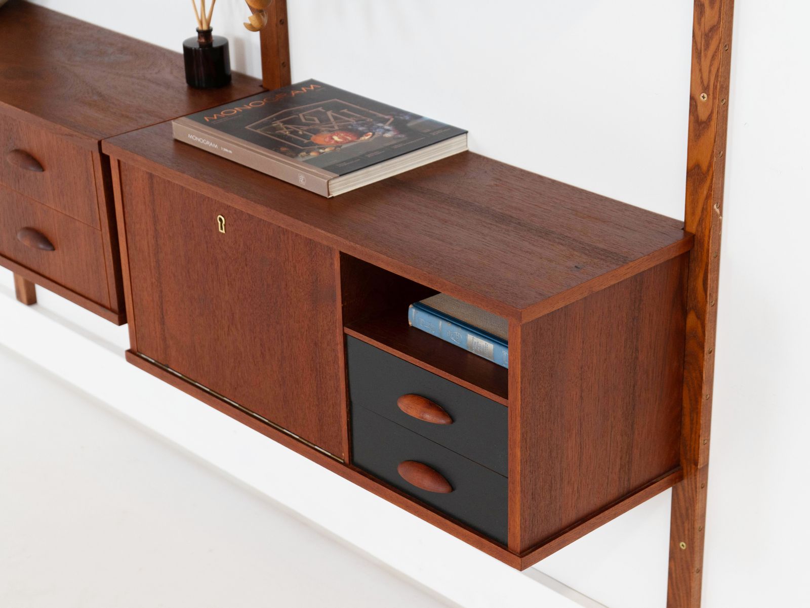 Teak Modular Shelving Unit, Danish Design, 1960s, Made In Denmark photo buy