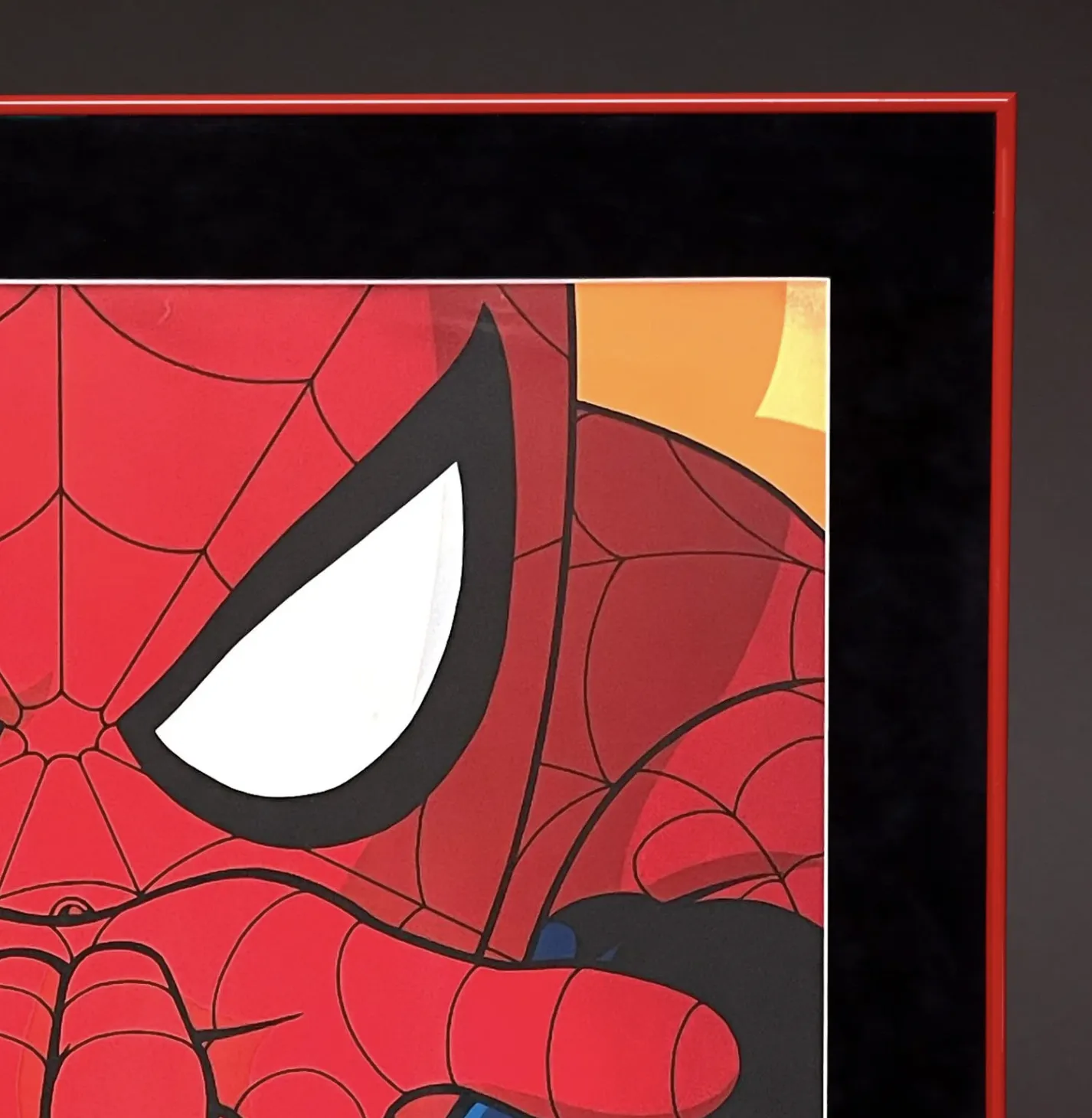 Spider Man Classic Poster Display Signed By Stan Lee photo furniture