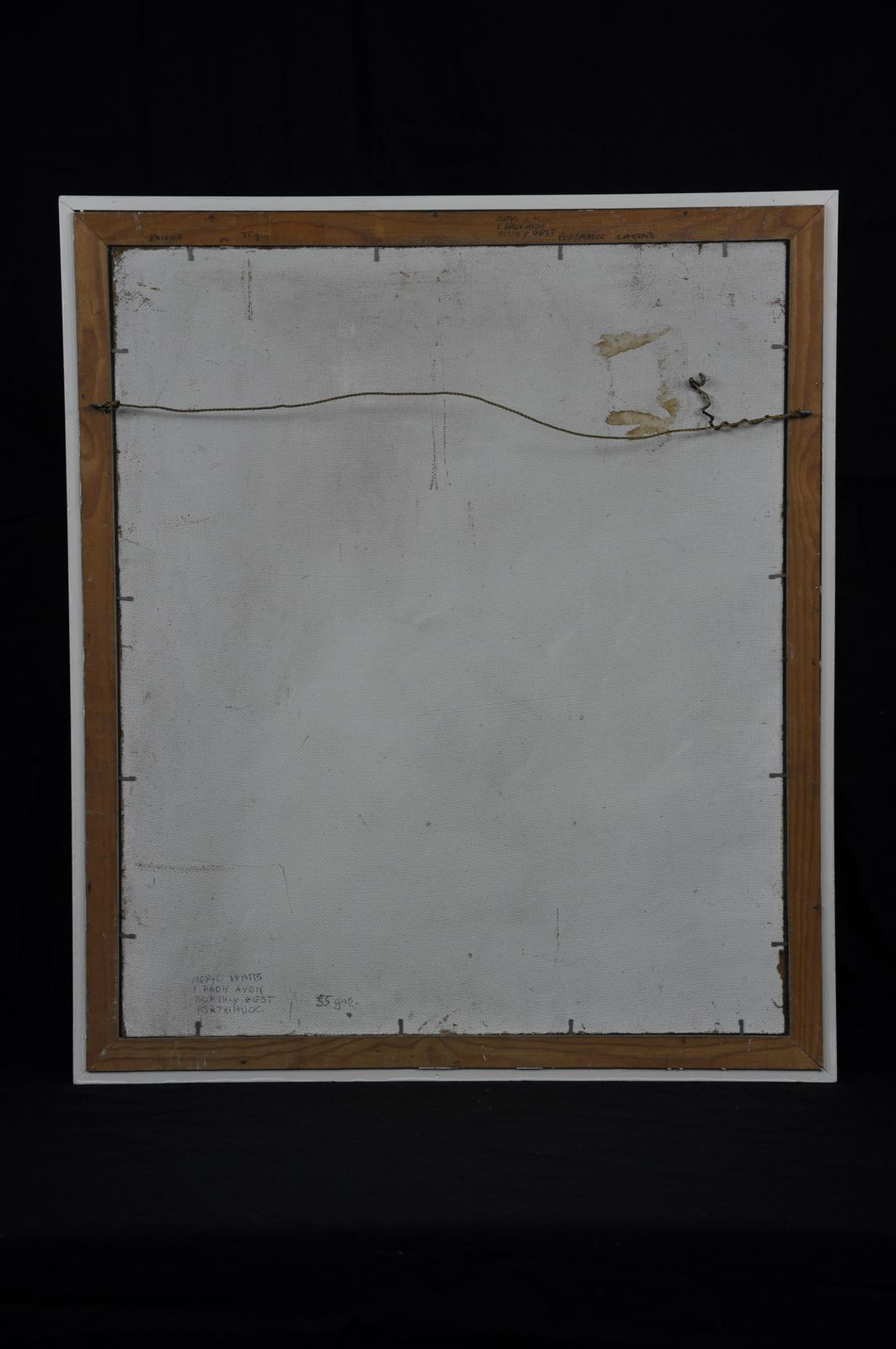 Meryl Watts 1910 tot 1992. Engels. Ingelijst olieverfwerk uit de jaren 1960. Excentriek en Boheems. Modern, midden 20e eeuw, Welsh. Geschilderd in Porthmadog. photo Kunst