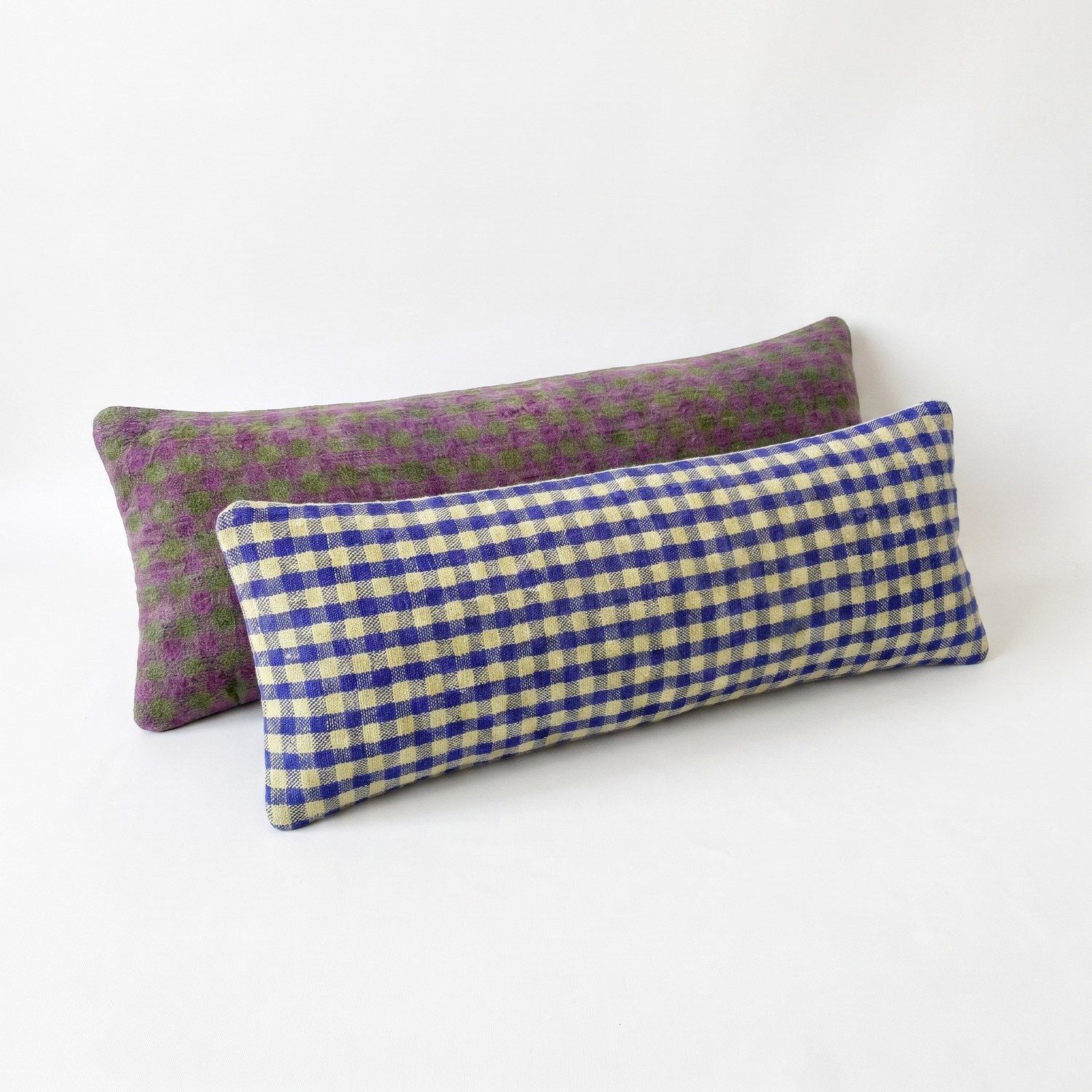 Housse de coussin kilim Oushak 40 x 123 cm, lot de deux photo for sale