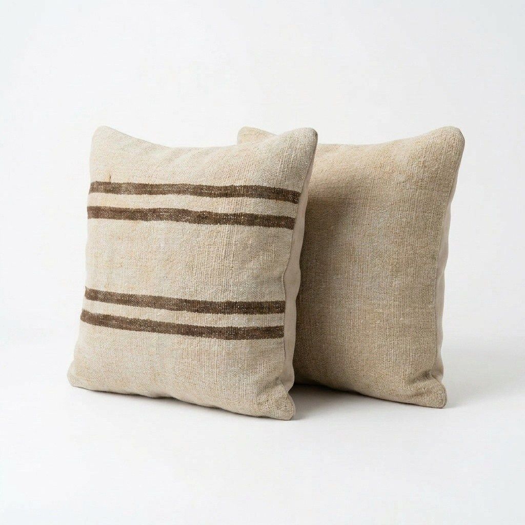 Turkish Kilim Pillow Cover 40 X 40 Cm   Set Of Two photo furniture