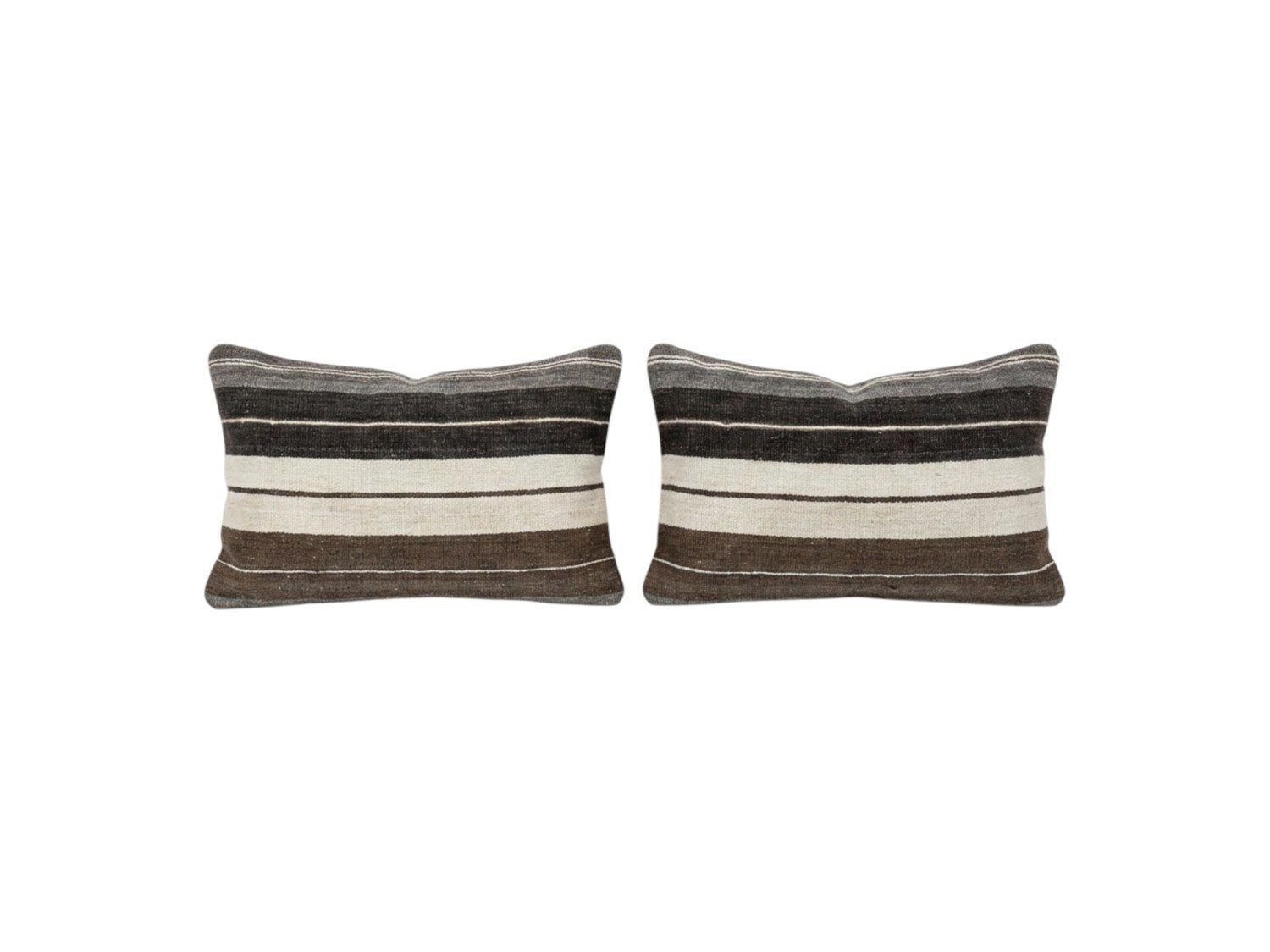 Oushak Kilim Lumbar Kussenhoes 40 x 60 cm, Set van Twee