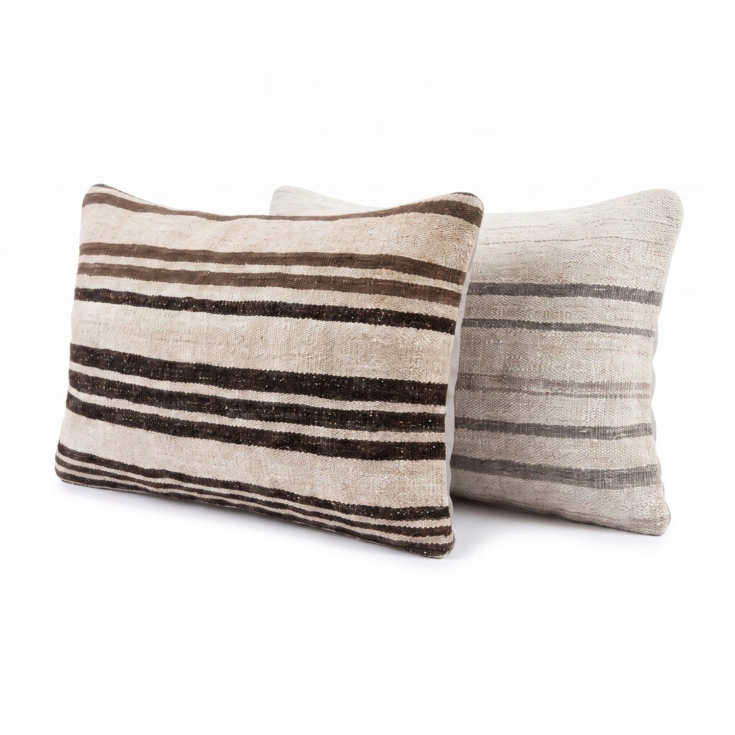 Housse de coussin lombaire Oushak Kilim 40 x 60 cm, lot de deux photo furniture