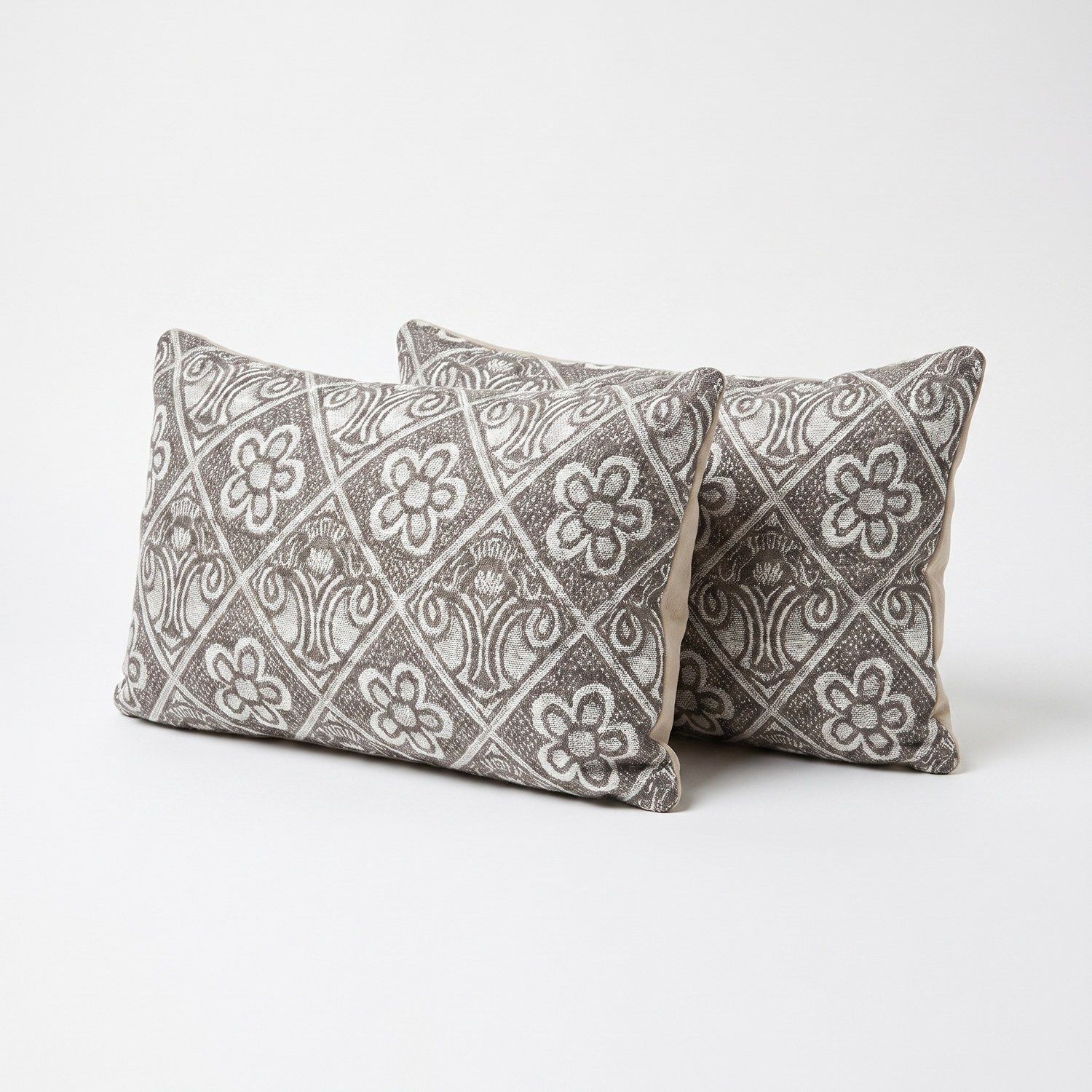 Housse de coussin lombaire kilim en laine turque 40 x 60 cm, lot de deux photo furniture