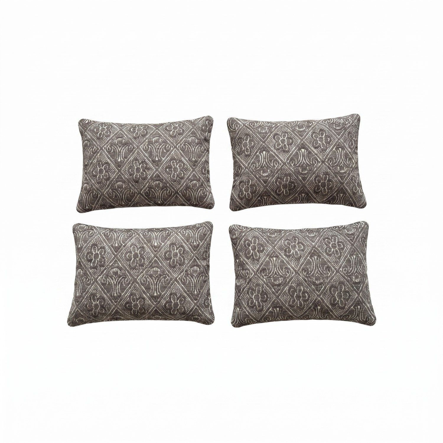 Turkische wollen kilim lendenkussenhoes 40 x 60 cm, set van vier