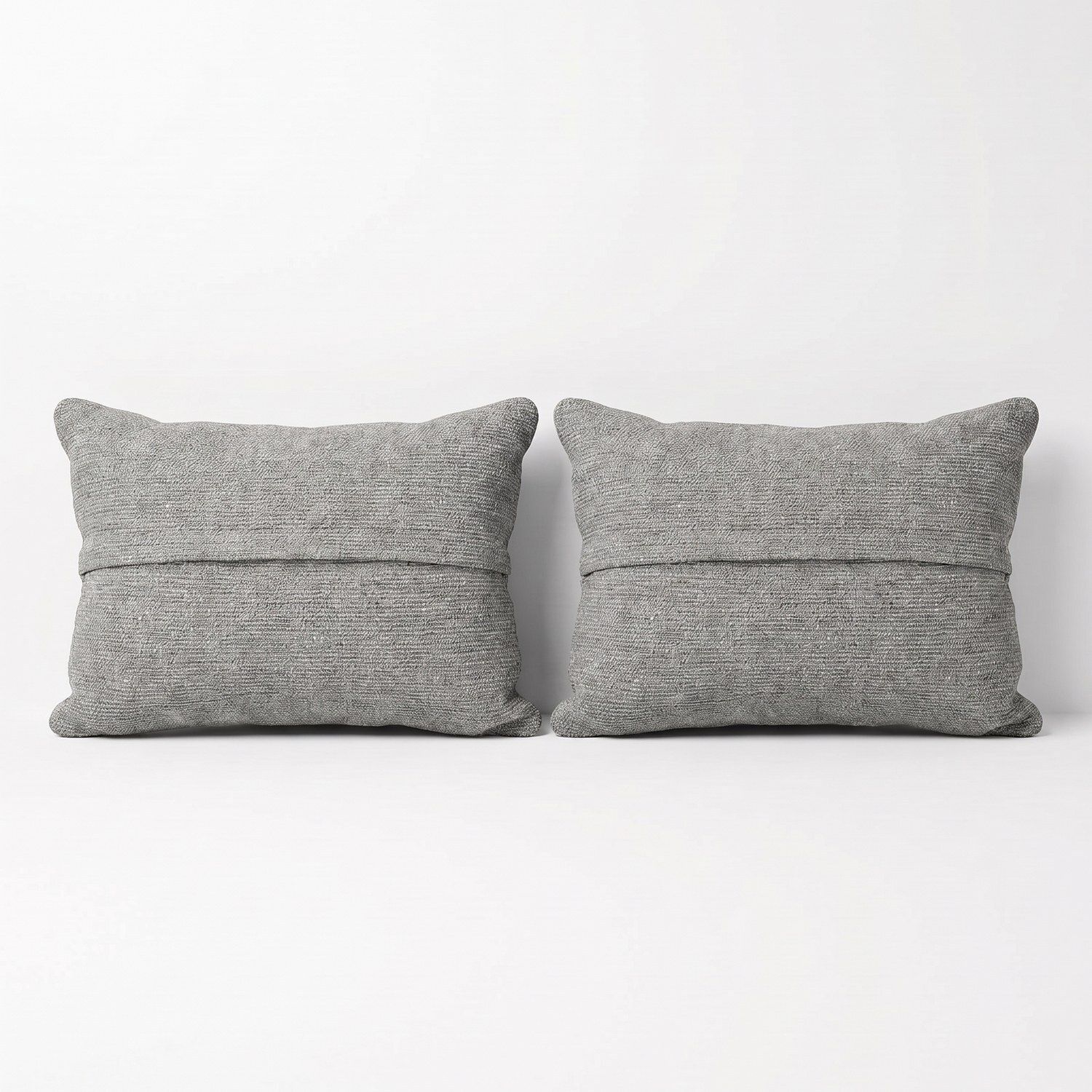 Housse de coussin lombaire en tapis anatolien, 40 x 60 cm, lot de deux photo Textiles