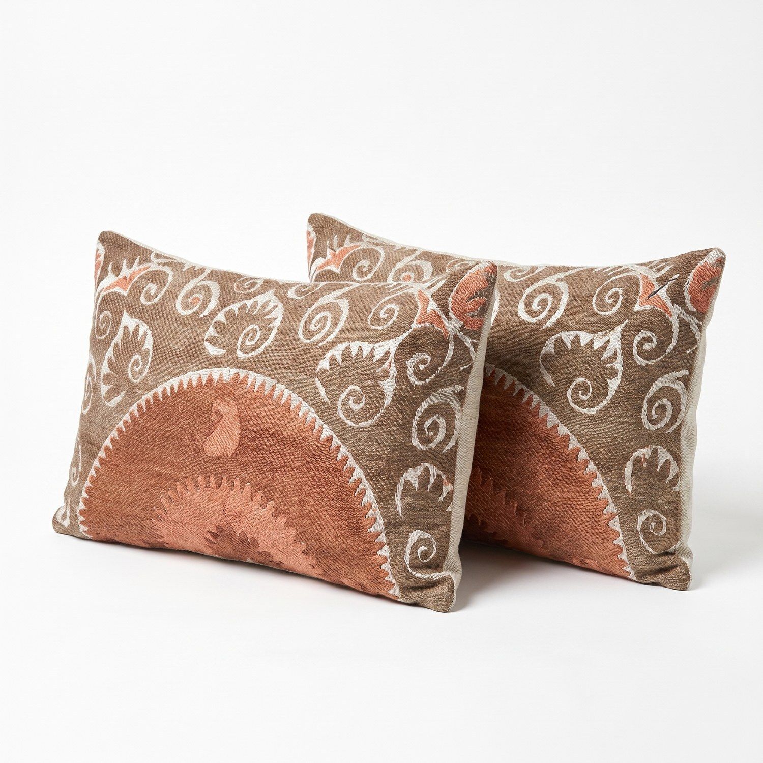 Uzbek Suzani Bedding Pillow Cover 43 X 76 Cm   Set Of Two photo furniture