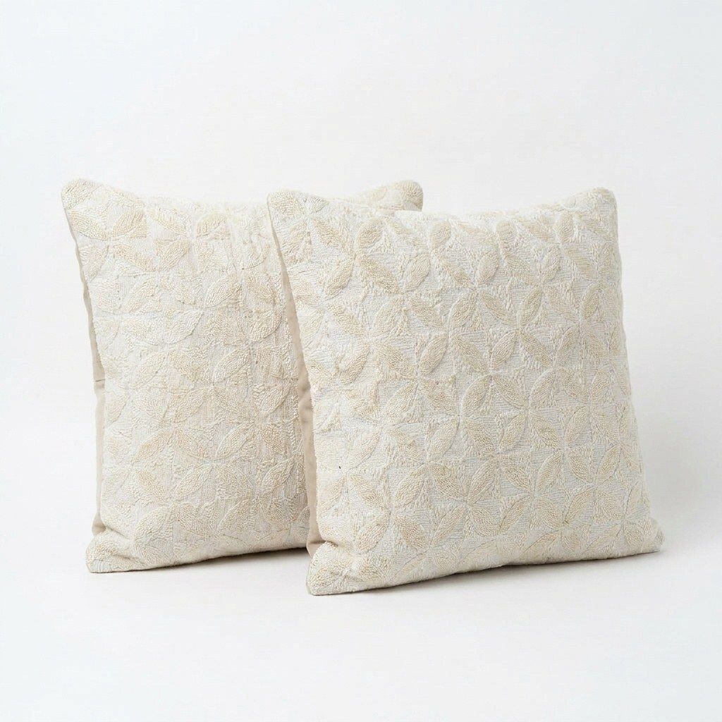 Housse de coussin Oushak Kilim 50 x 50 cm, lot de deux photo for sale