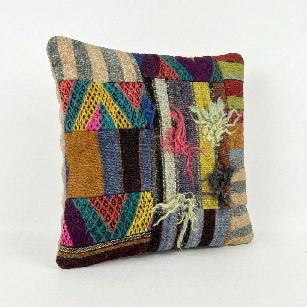 Turkische kilim kussenhoes 50 x 50 cm photo furniture