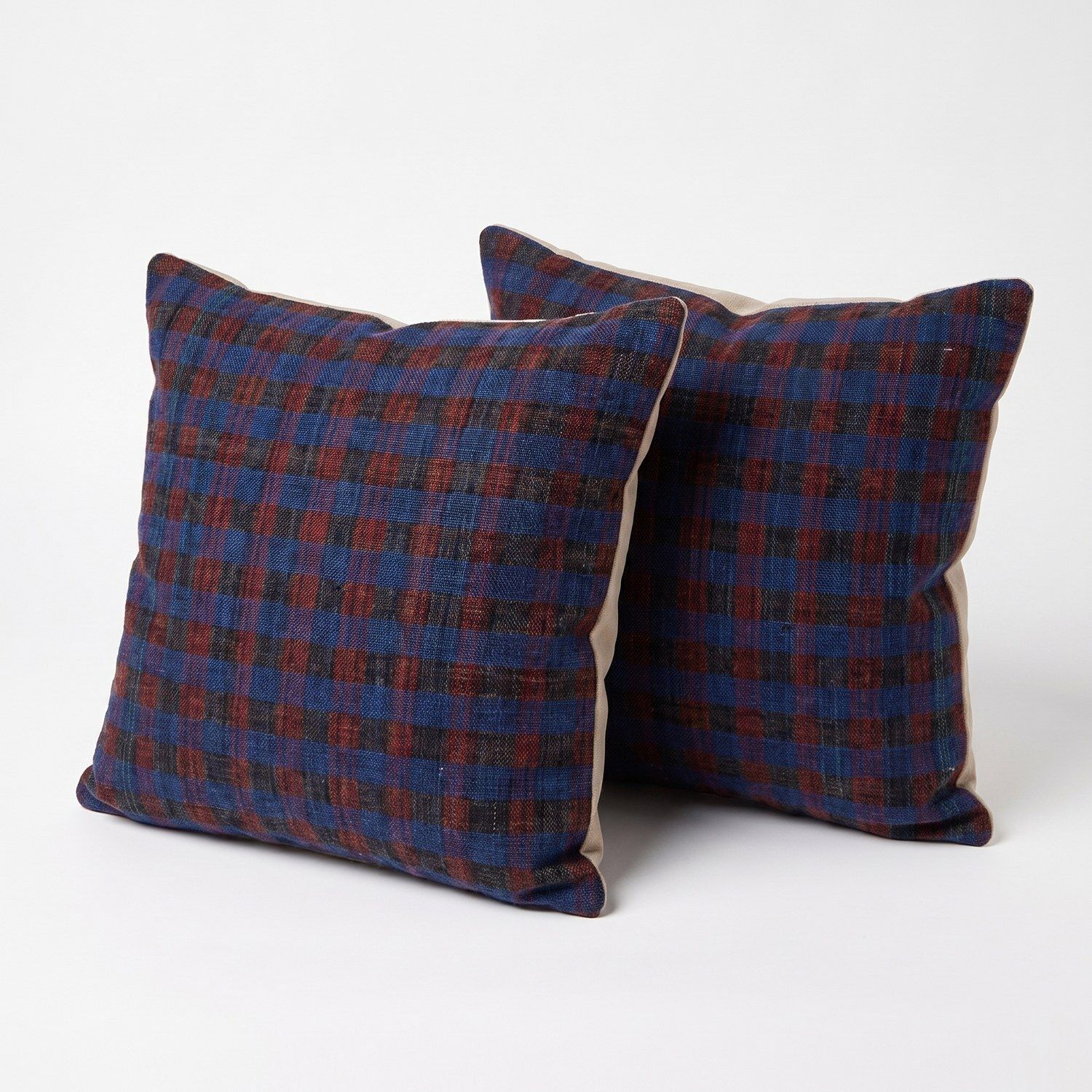 Boheemse Turkse kilim kussenhoes 50 x 50 cm, set van twee photo furniture
