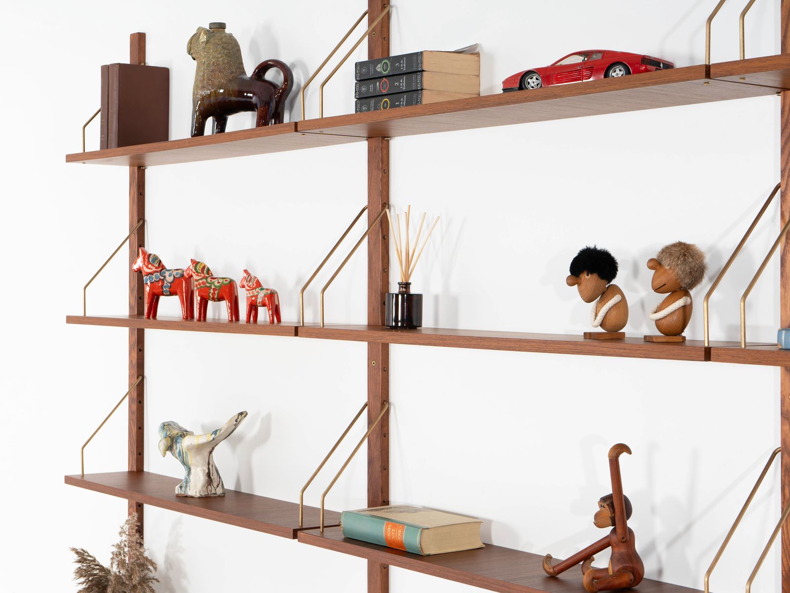 photo furniture Teak Modular Shelving Unit, Danish Design, 1960s, Designed By Rud Thygesen & Johnny Sørensen, Manufactured By Hg Furniture