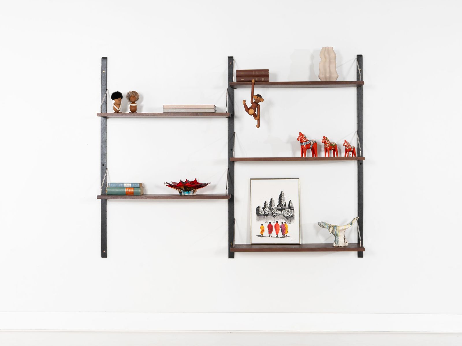 Modular Shelving Unit, Danish Design, 1960s, Designer: Poul Cadovius photo furniture
