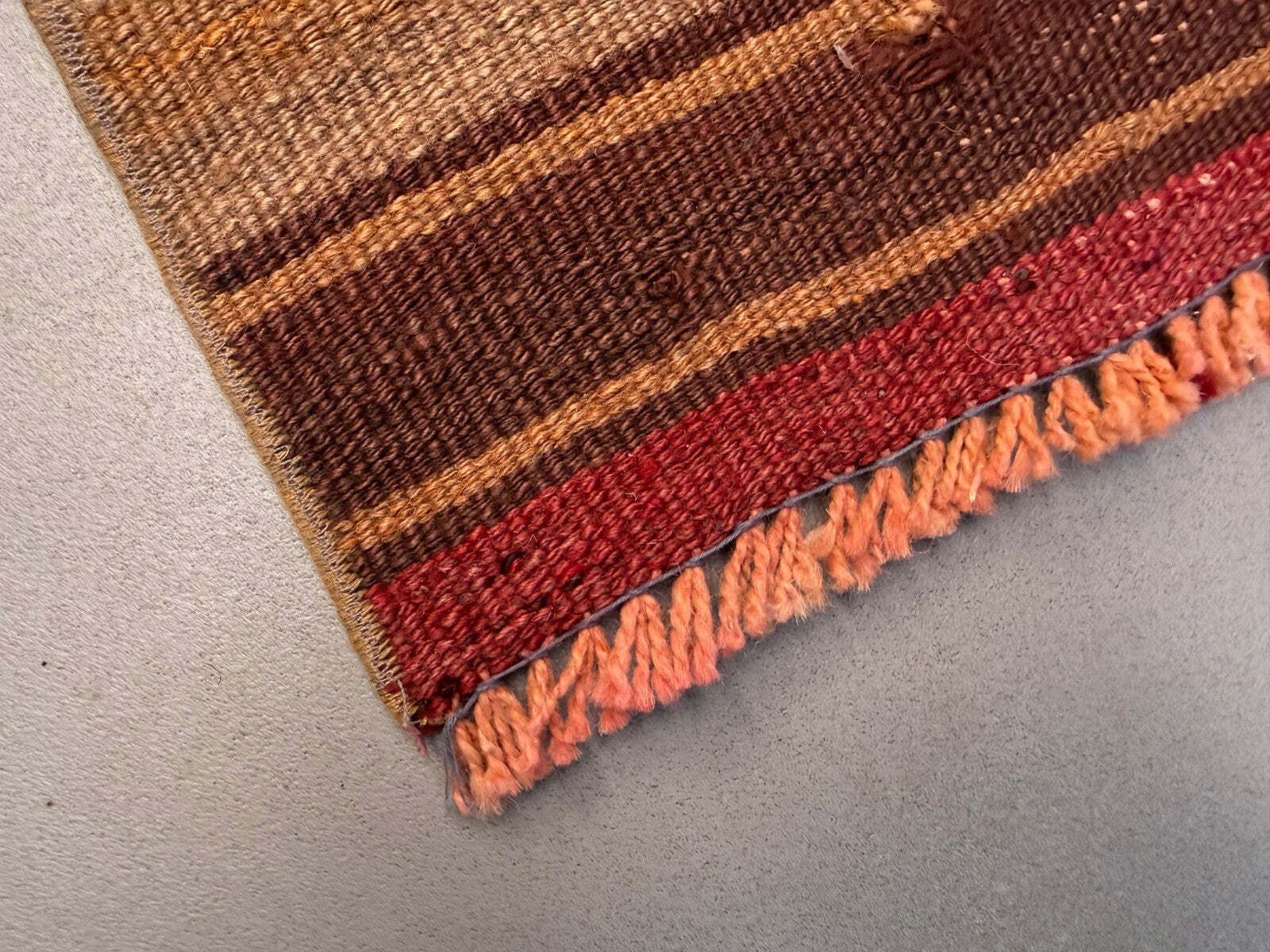 Narrow Kilim Runner 48x270 Cm Shabby Chic, Vintage Turkish Kelim 2568 photo vintage