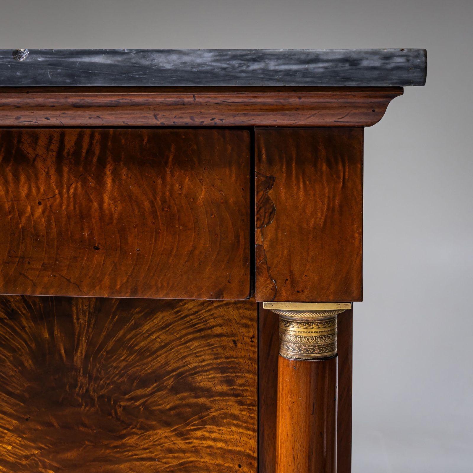 Pair Of Chests Of Drawers With Marble Tops, Italy, Circa 1820 photo vinterior