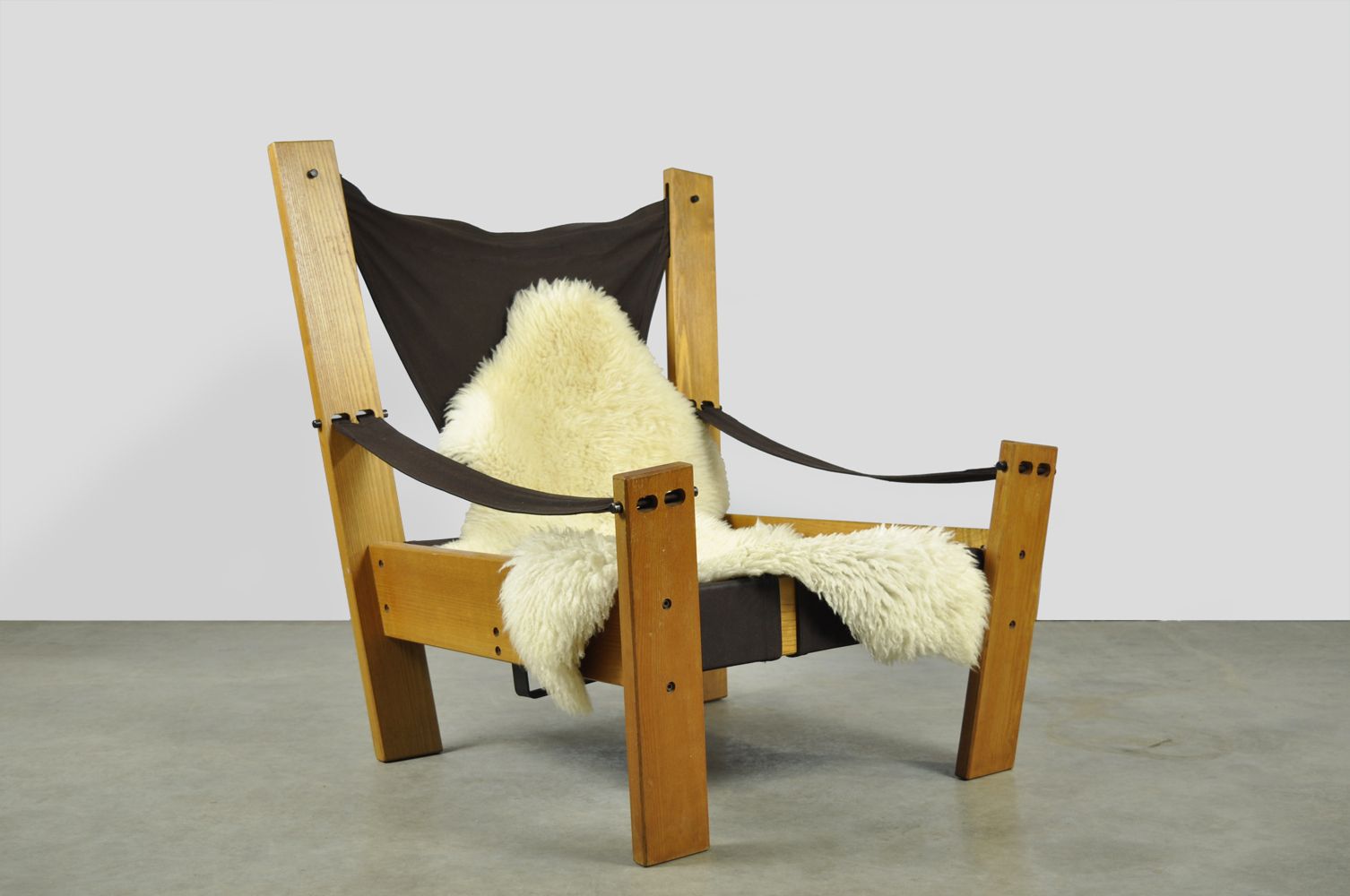 Unieke Nederlandse Brutalist fauteuil van John De Haard, jaren 1960 photo furniture