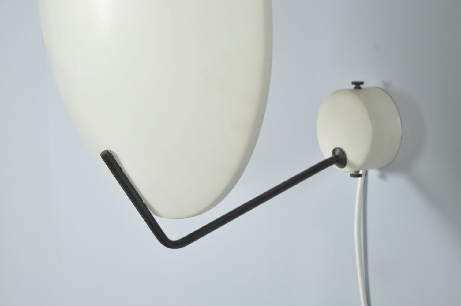 photo for sale Stilnovo Zeldzame Wand- of Plafondlamp Model 232 van Bruno Gatta, Italië jaren 1960