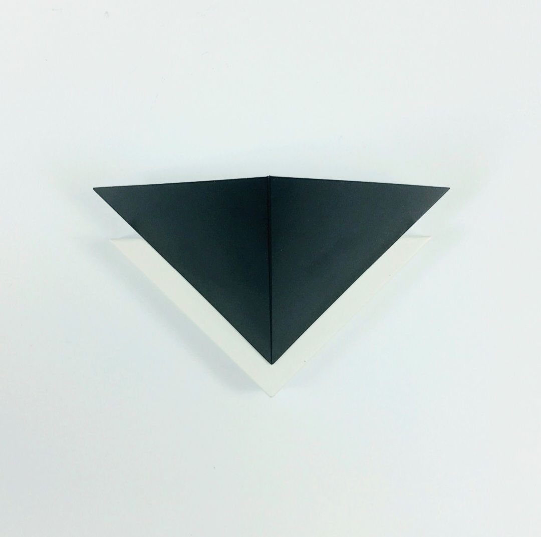 Applique murale triangulaire mid-century par J.T. Kalmar, Autriche, années 1960/1970 photo furniture