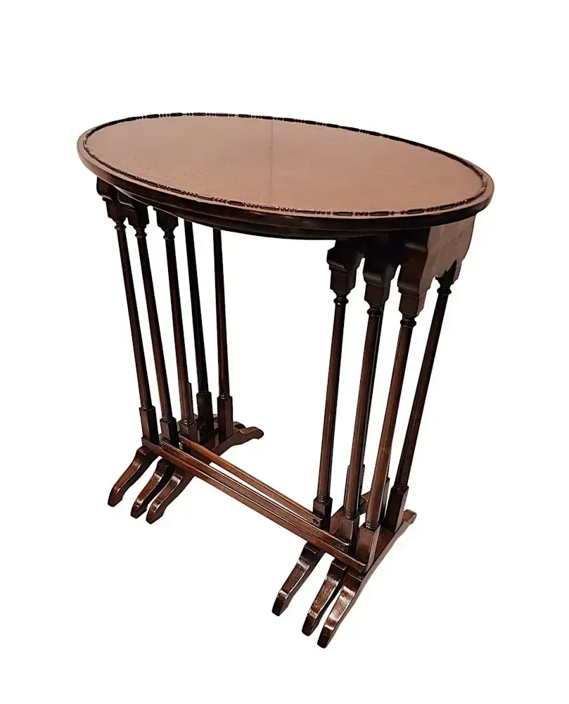 photo furniture A Fabulous Nest Of Four Edwardian Inlaid Tables
