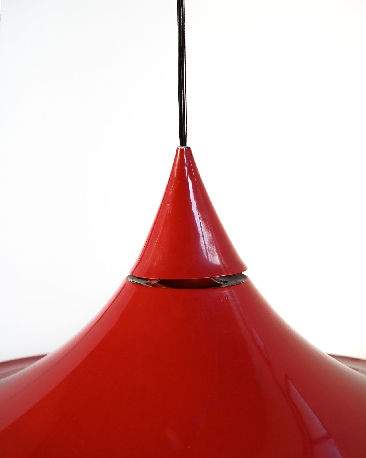 780.0 Pair Of Pendant Lamps Attributable To The “Semi” Model By Claus Bonderup And Torsten Thorup For Fog & Mørup, 1960s photo