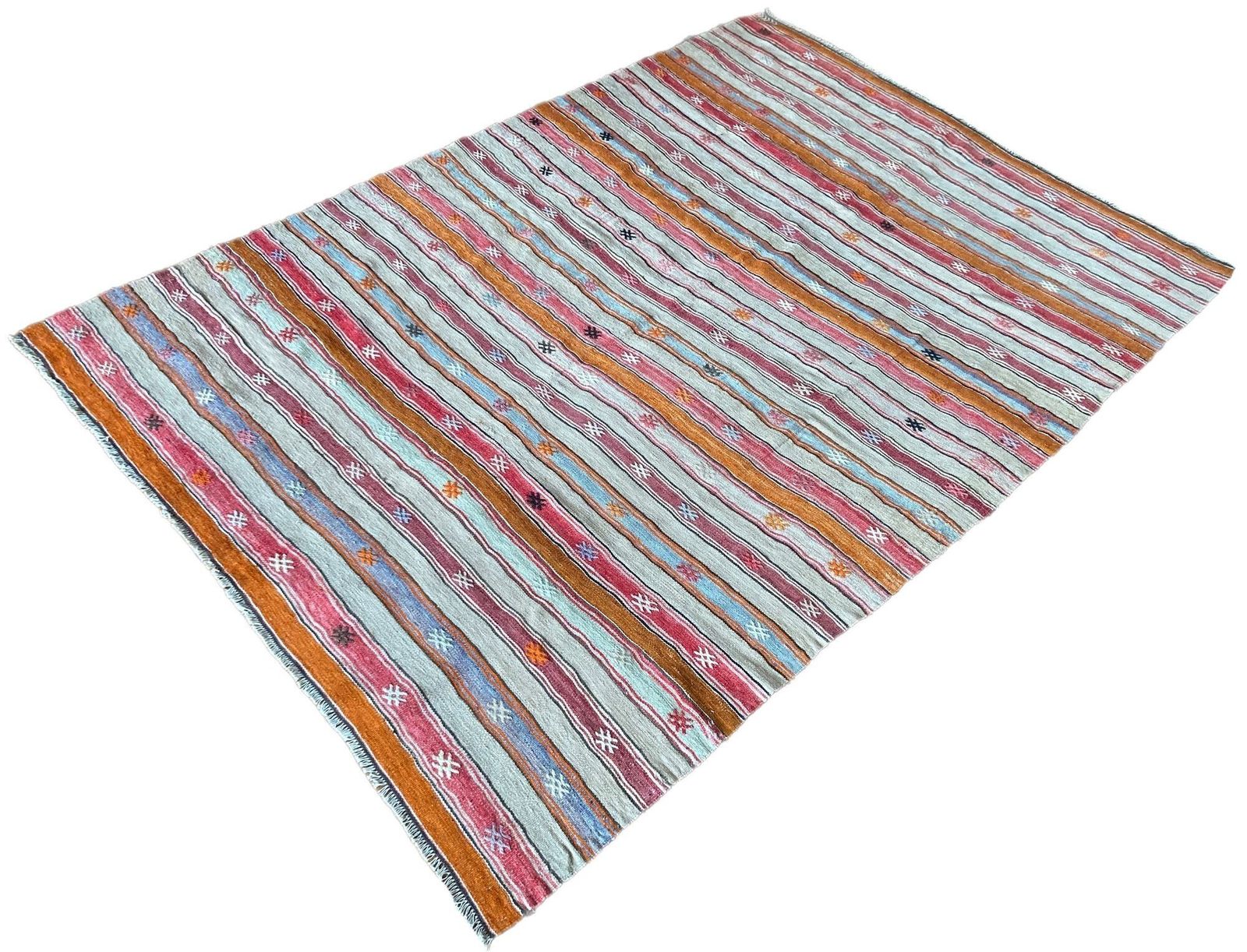 Vintage Anatolian Kilim 2.56m X 1.80m photo for sale