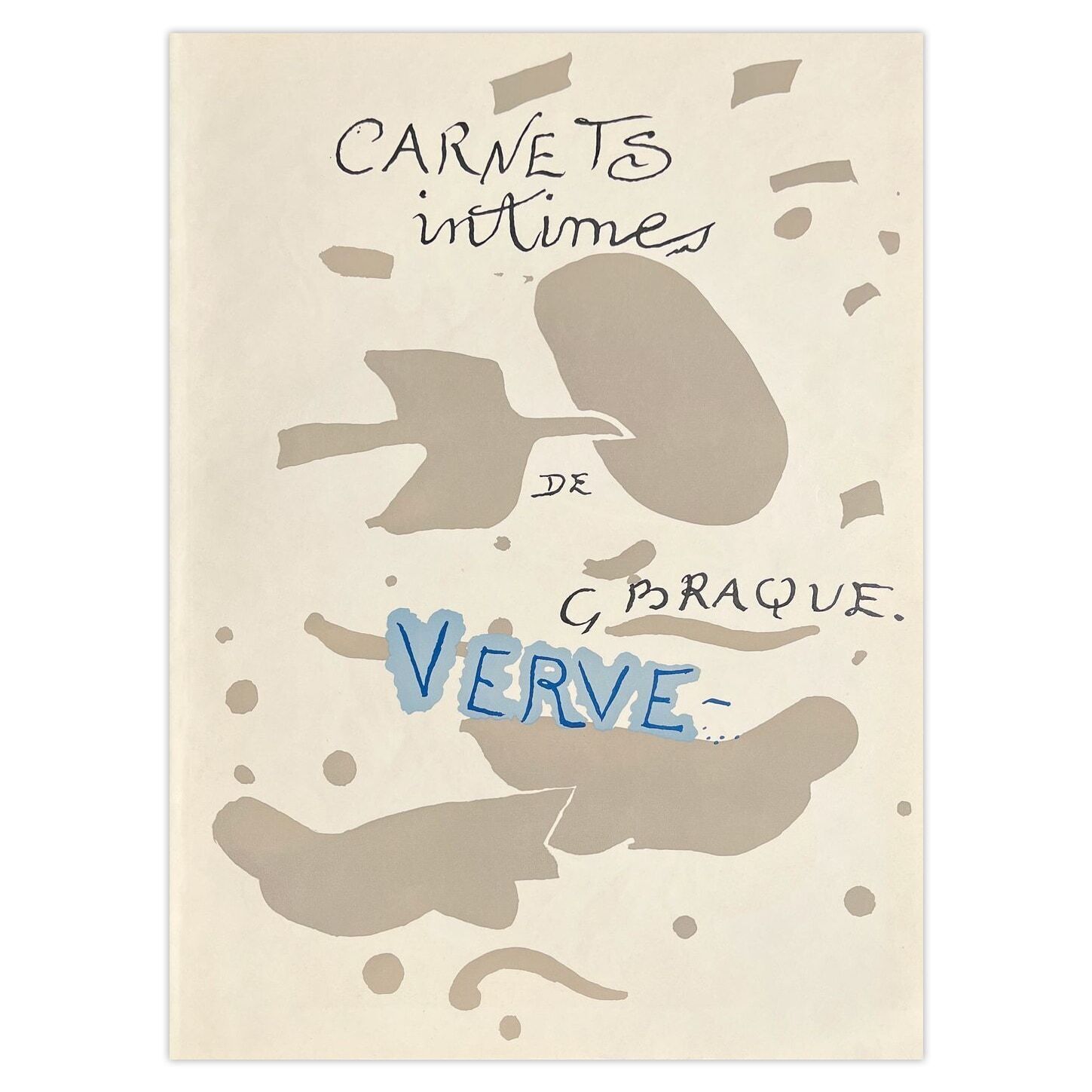 Georges Braque Lithografie Carnets Intimes 01 1955