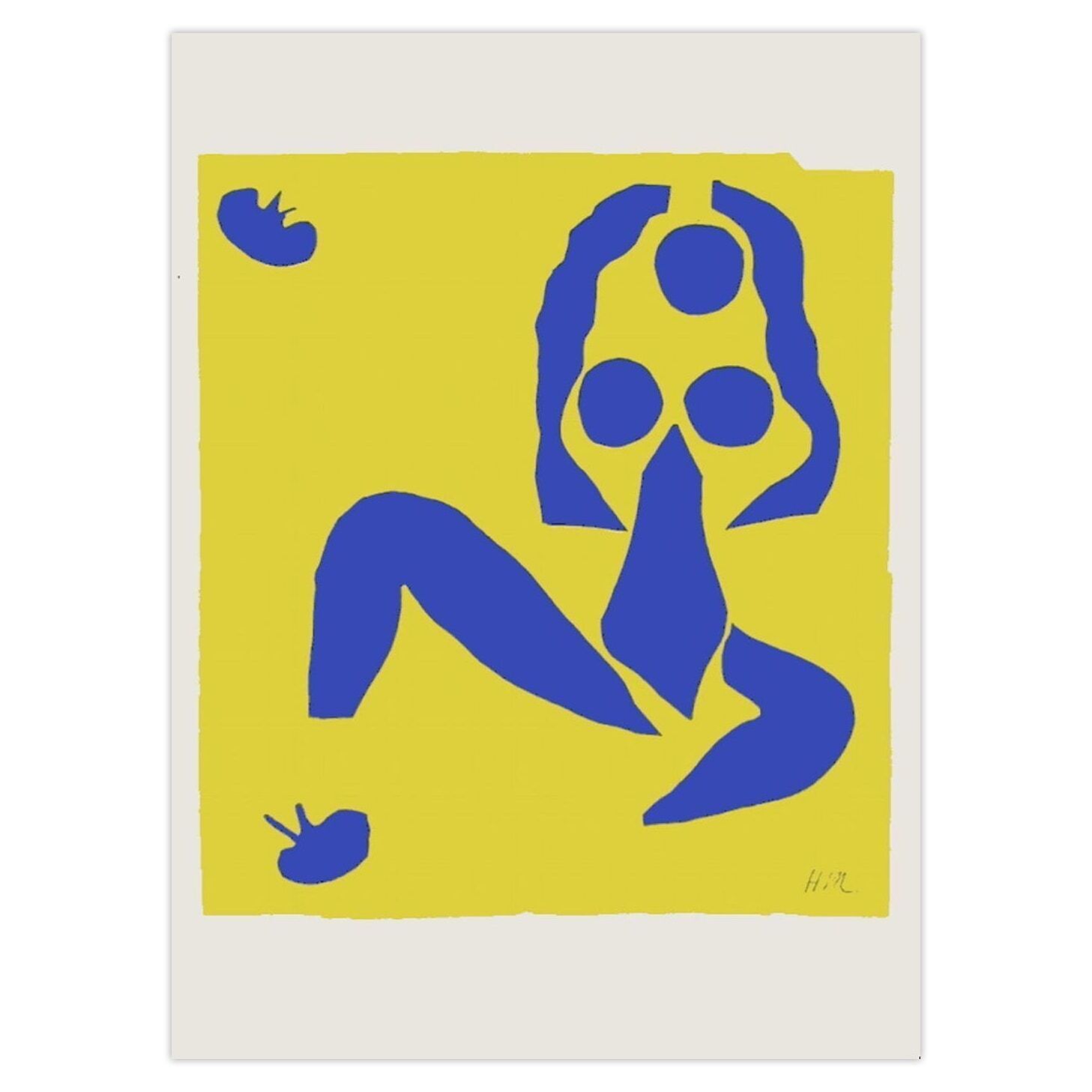 Henri Matisse Lithograph Verve   Nu Bleu IV 1958
