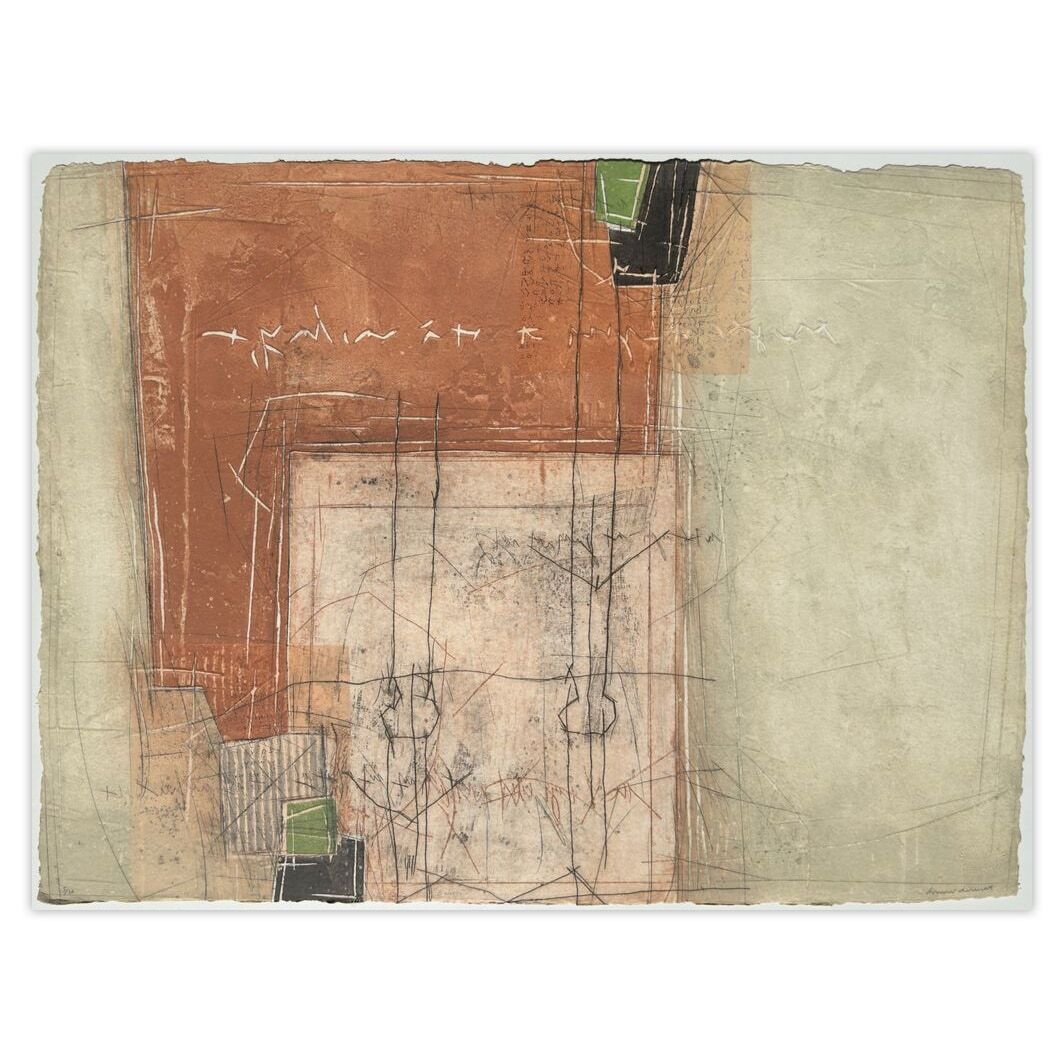 Bernard Remusat Gesigneerde Carborundum Ets Dabous 2006