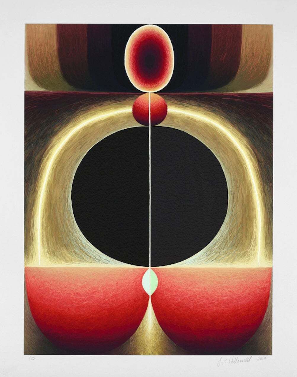 Milk Fountain   Zeefdruk, met de hand gesigneerd, oplage van 50, 2019