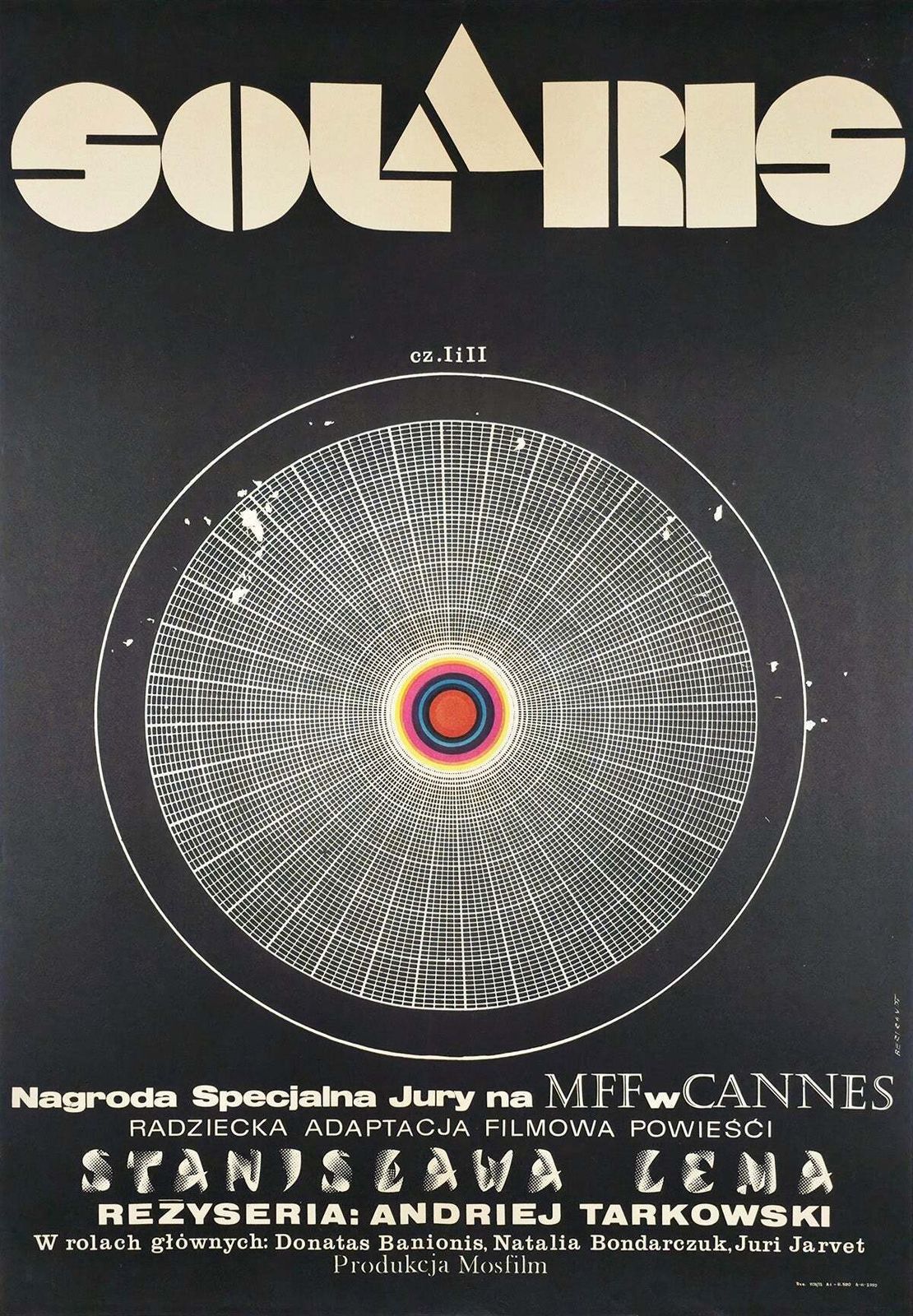 Solaris 1972 Poolse A1 filmposter, Andrzej Bertrandt