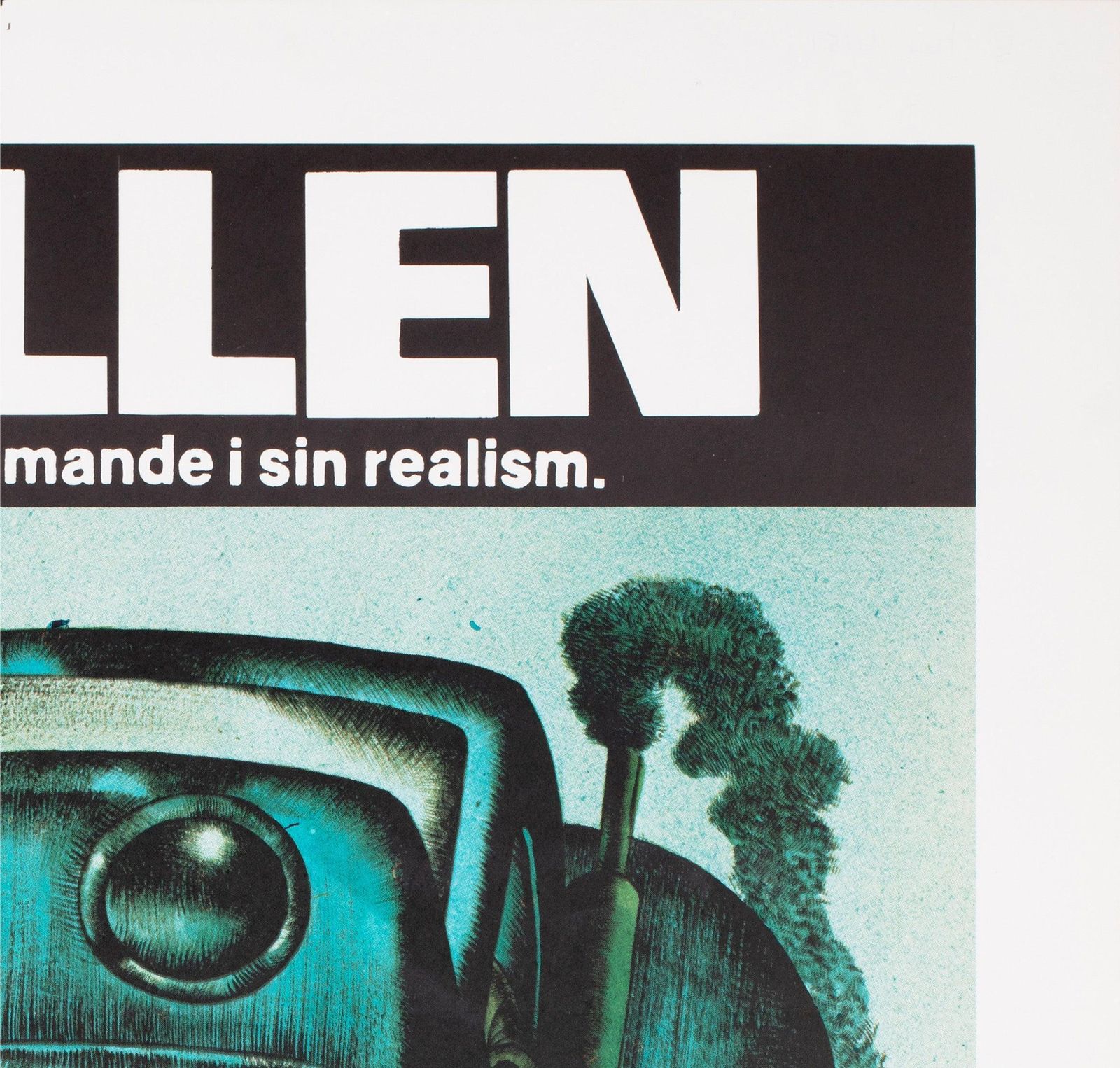 Affiche de cinéma suédoise du film Duel, 1973, Hans Arnold photo Art