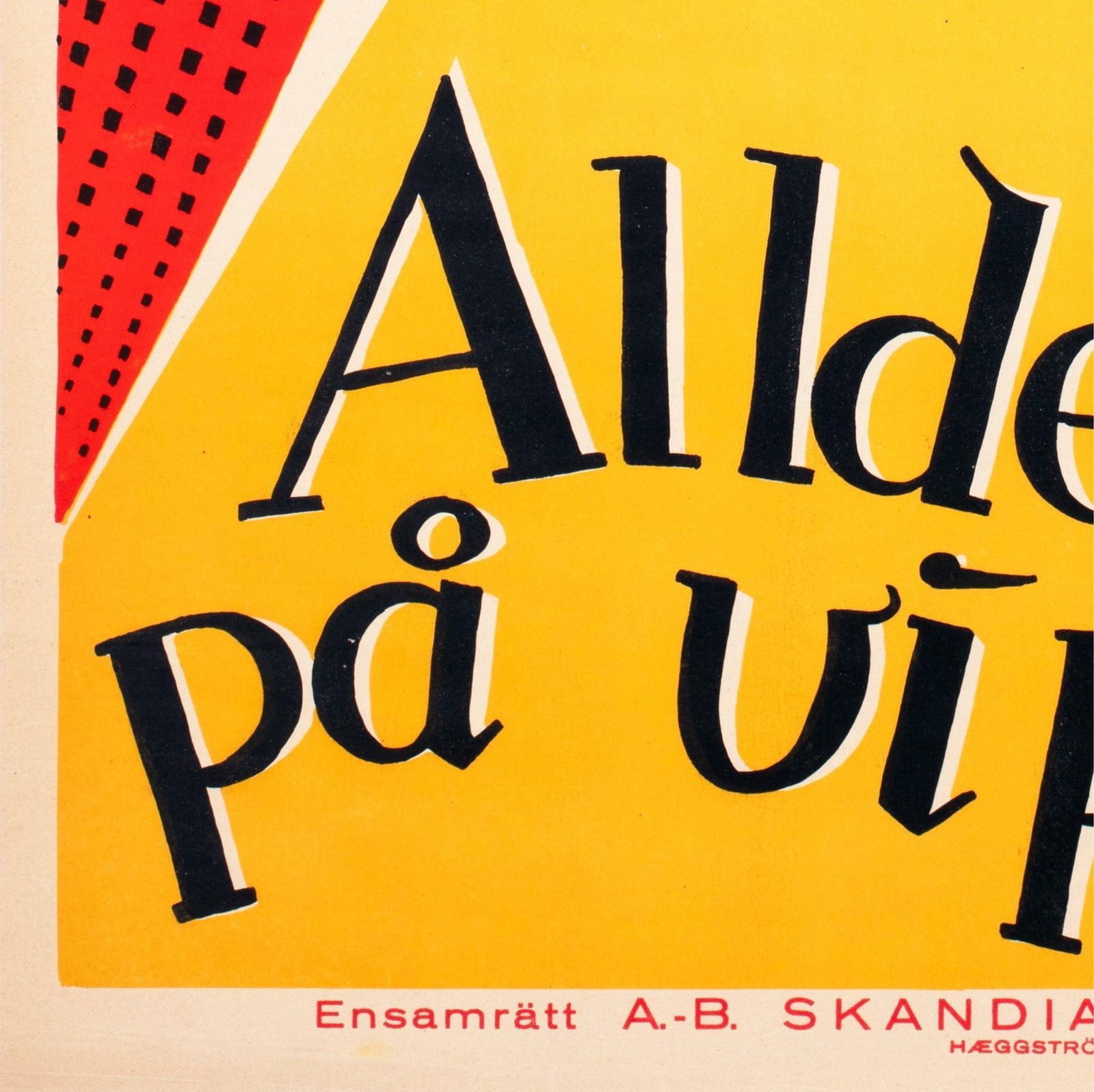 Affiche suédoise du film Safety Last, 1924, Curt Peters photo buy