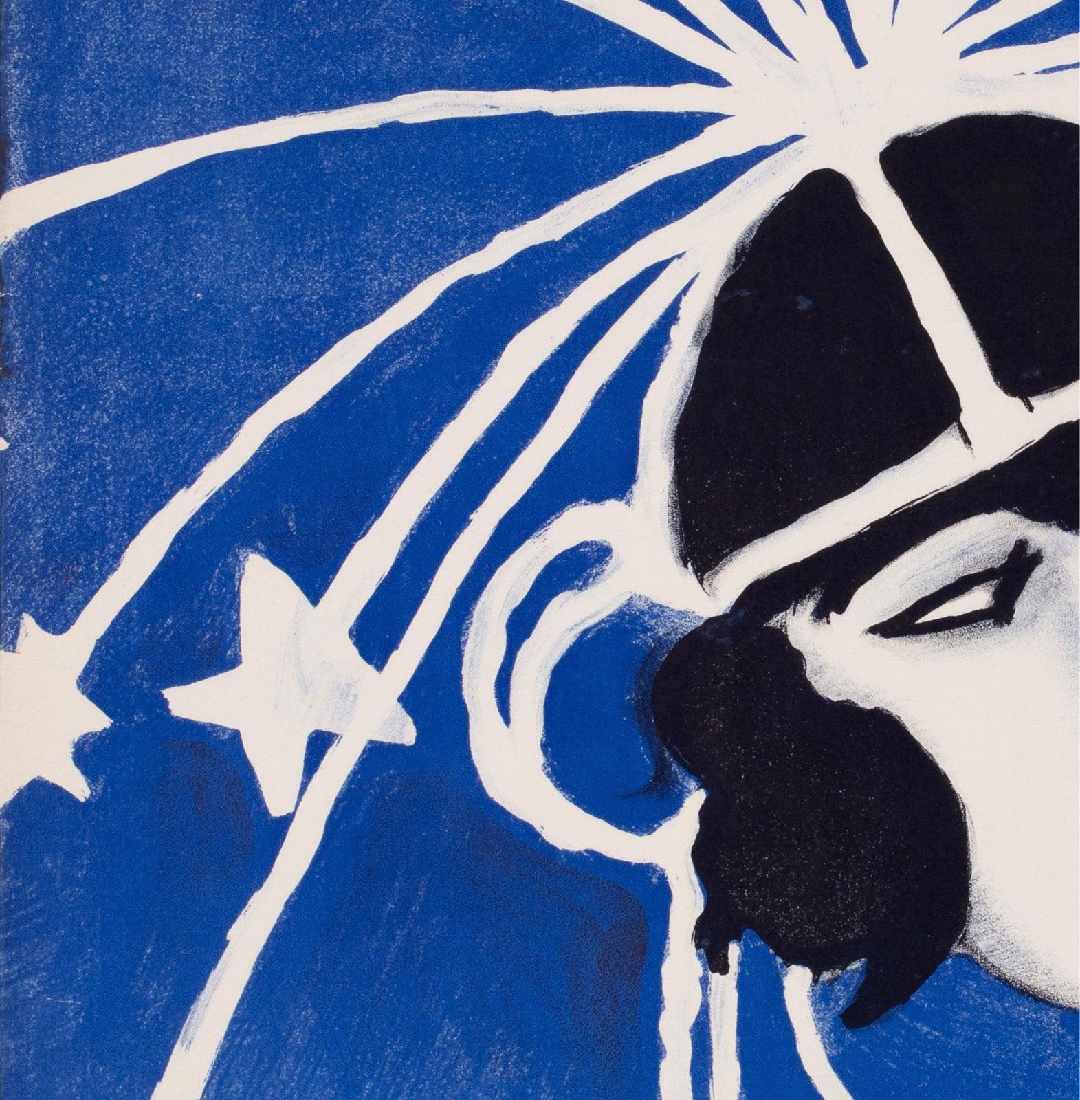 Affiche de cinéma suédoise Queen Of The Night, vers 1920, Rolf Bethge photo 3908.0