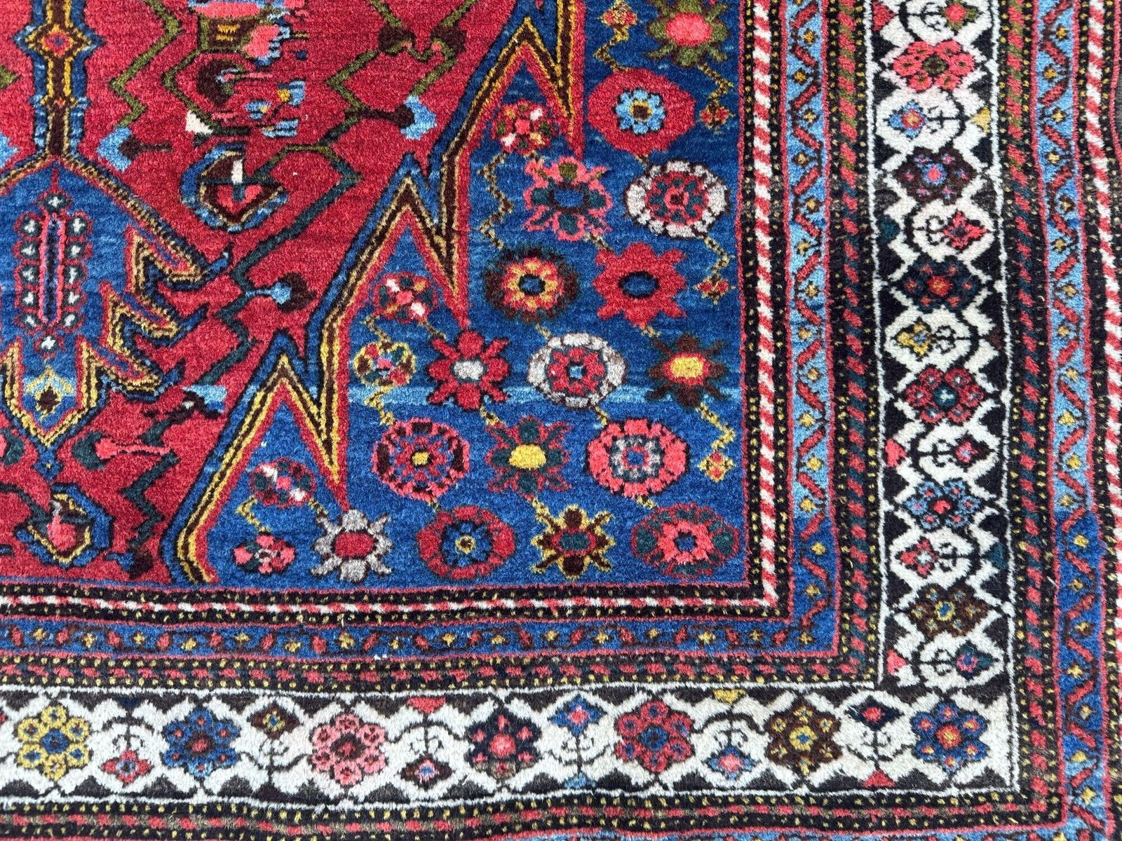 Antique Hamadan Rug 1.96m X 1.30m photo buy