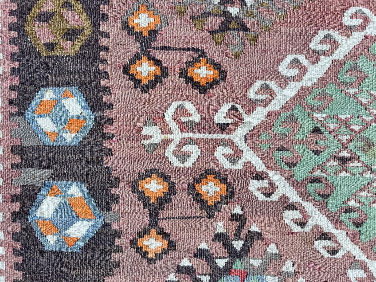 Furniture Kilim Covered Stool 0.62m X 0.47m X H0.38m photo