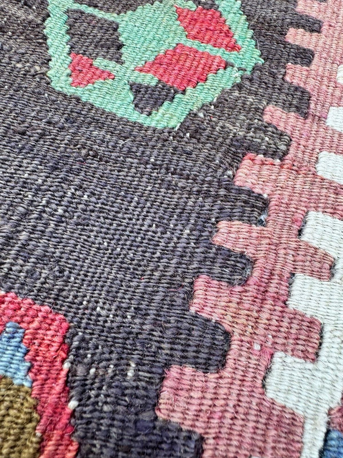 Kilim Kruk 0,42m x 0,31m x H0,24m photo vintage