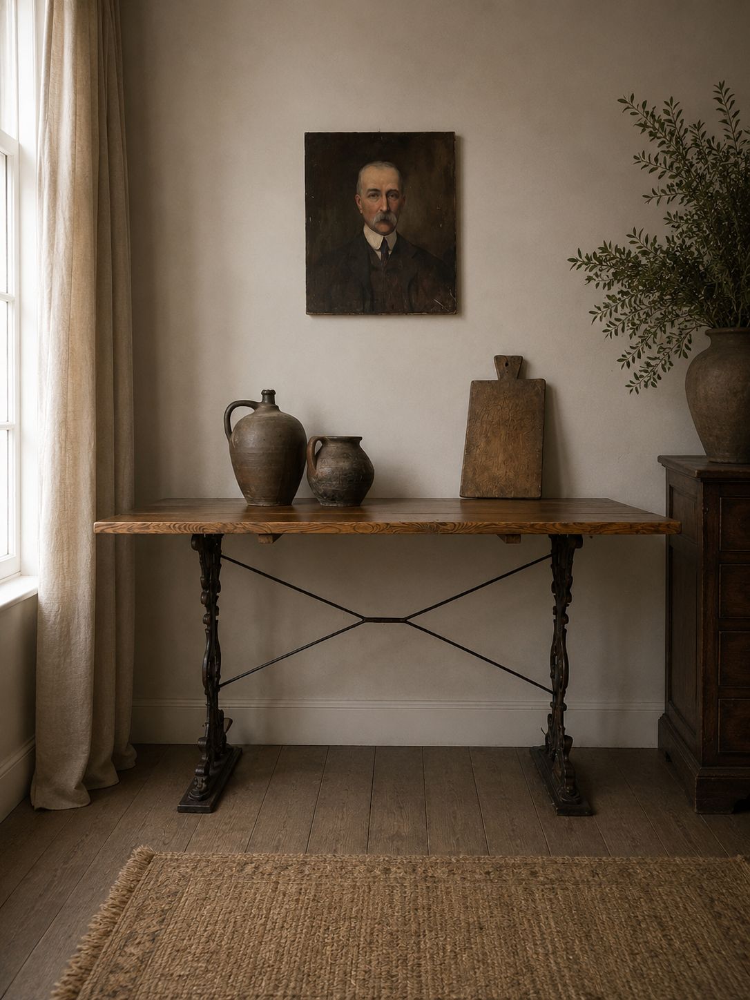 Victorian Antique Cast Iron Table
