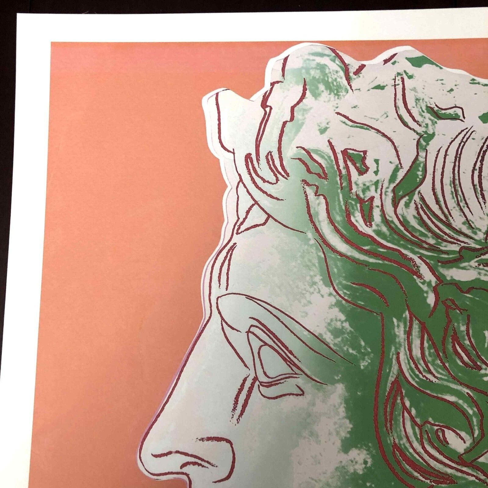 Andy Warhol Lithografie 50x50 cm Nieuwe Cmoa Editie Met Certificaat photo furniture
