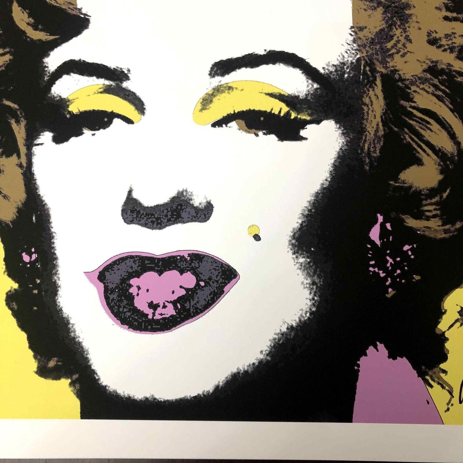 photo furniture Andy Warhol Lithografie 50x50 cm Nieuwe Cmoa Editie Met Certificaat