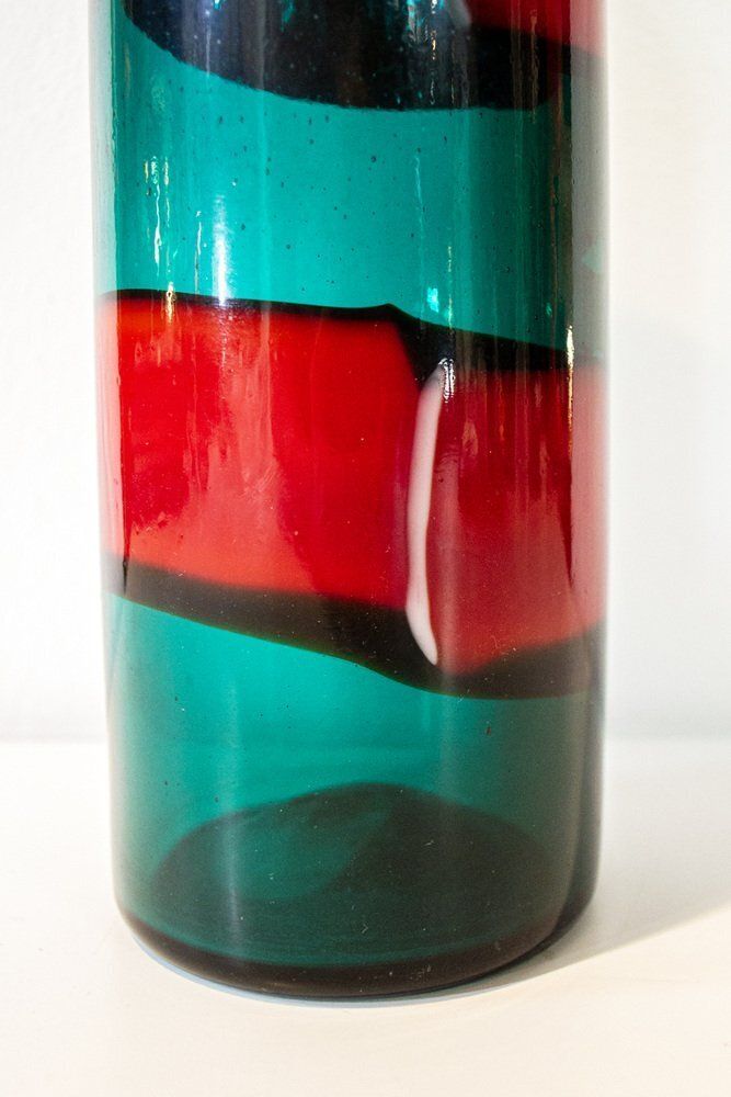 Fulvio Bianconi Vase, Venini Murano, jaren 1950 photo Woonaccessoires