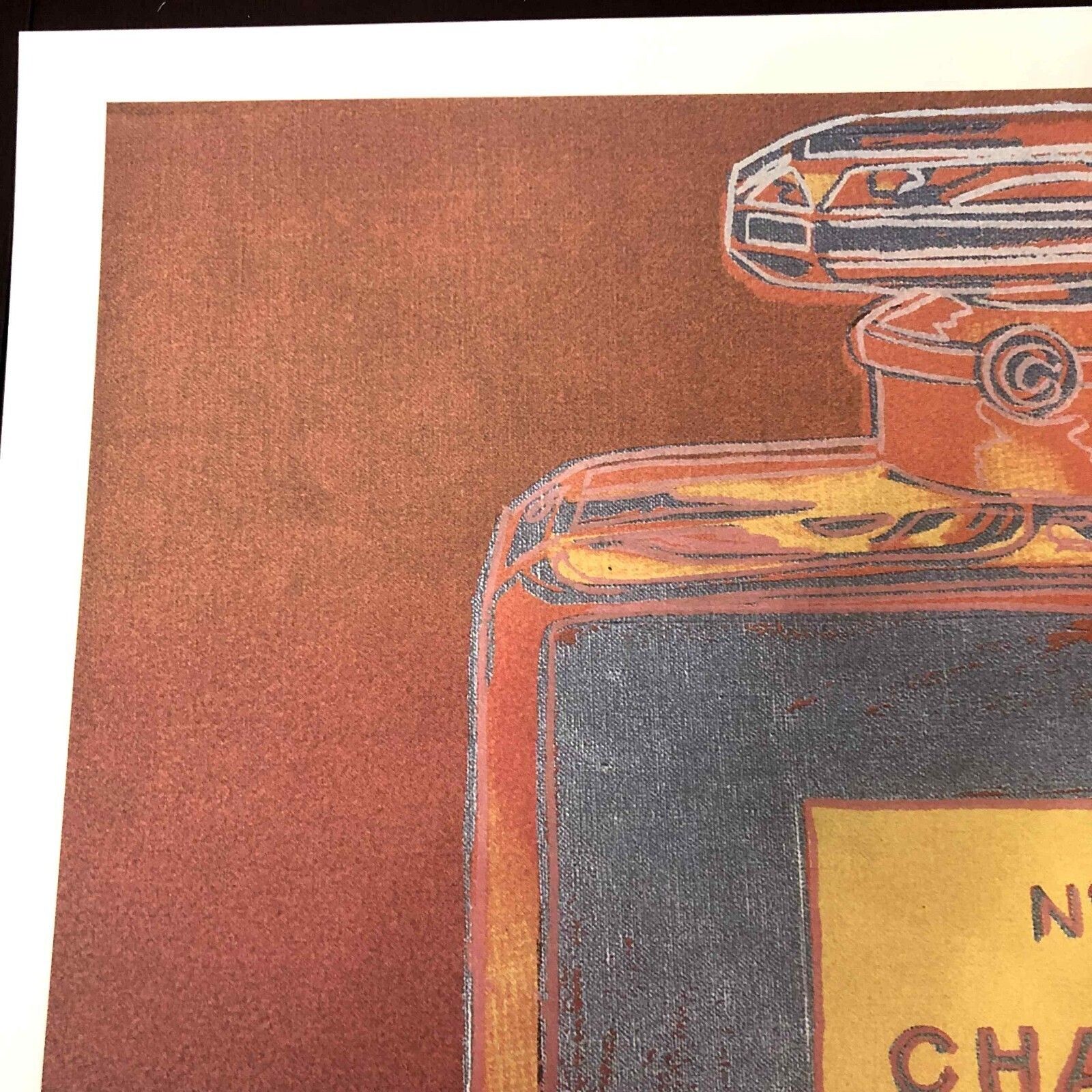 Andy Warhol Lithografie 50x50 cm Nieuwe Cmoa Editie Met Certificaat photo furniture