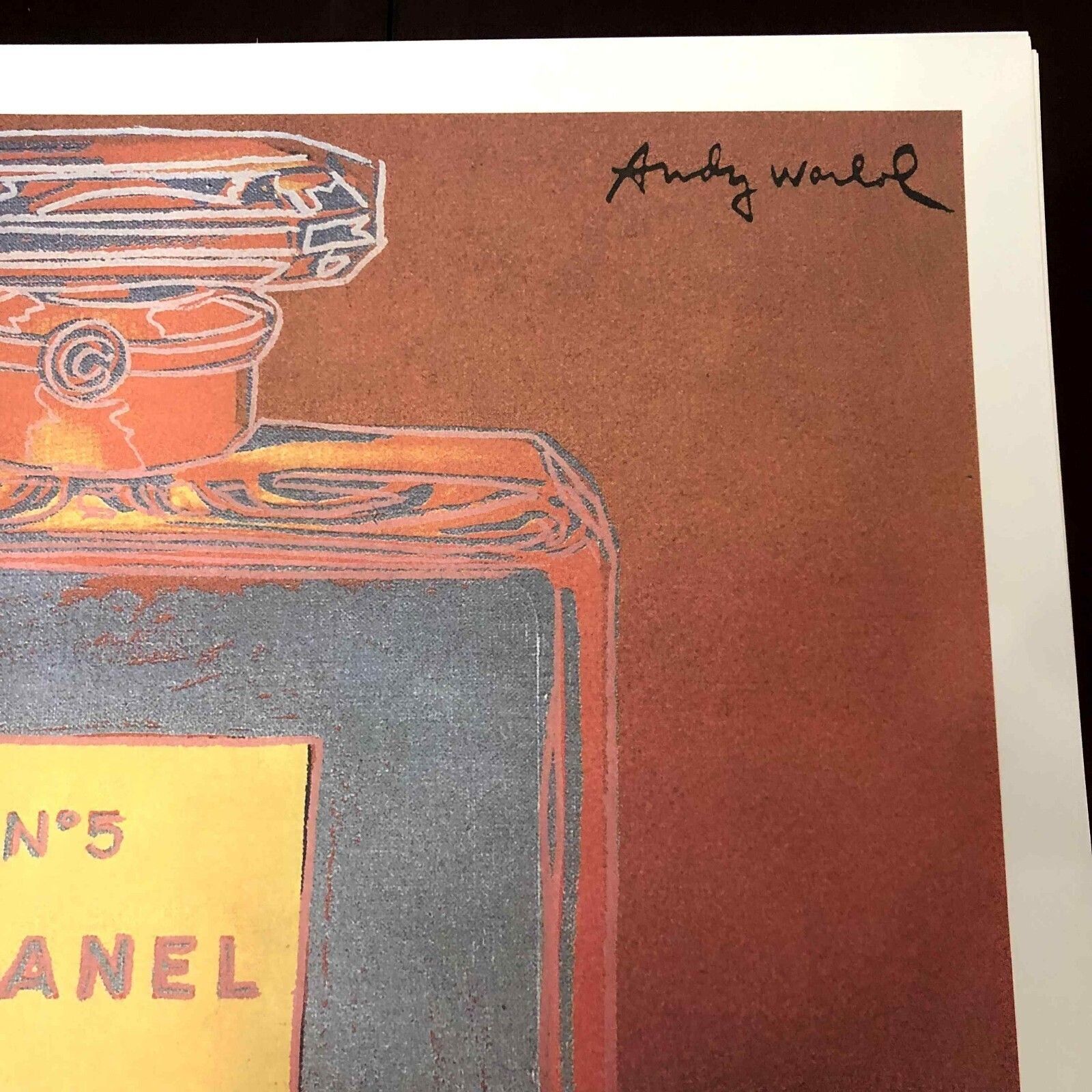 Andy Warhol Lithografie 50x50 cm Nieuwe Cmoa Editie Met Certificaat photo Kunst