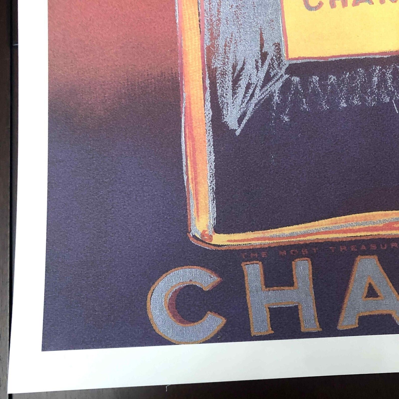 Andy Warhol Lithografie 50x50 cm Nieuwe Cmoa Editie Met Certificaat photo vintage