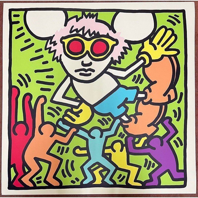 Naar Keith Haring, Andy Mouse, print