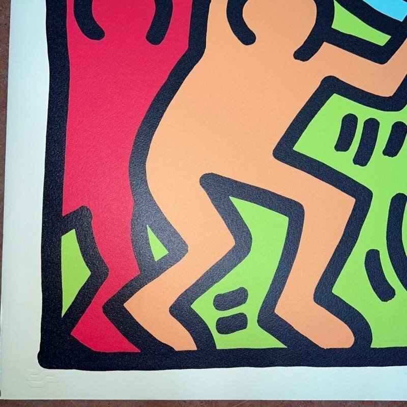 Naar Keith Haring, Andy Mouse, print photo furniture