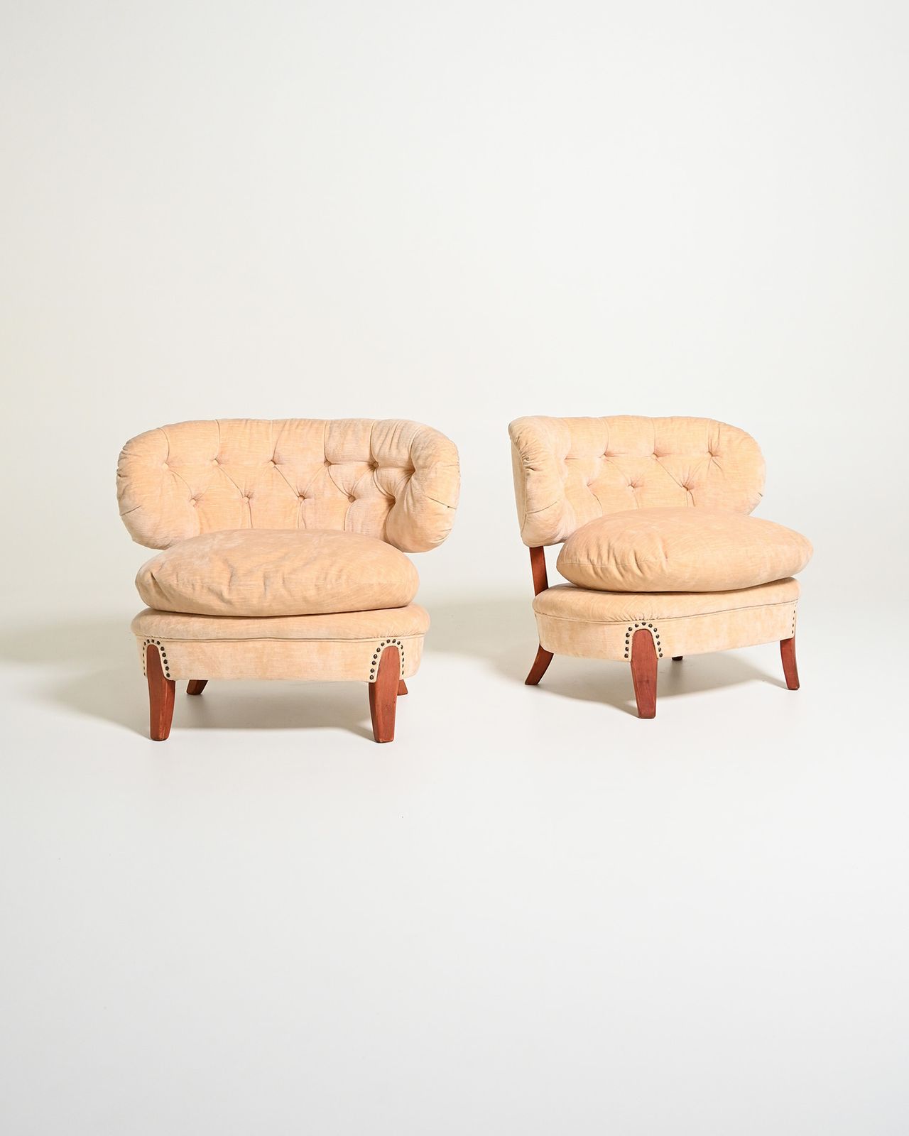 Paar Fauteuils van Otto Schulz voor Boet, jaren 1940 photo Meubels