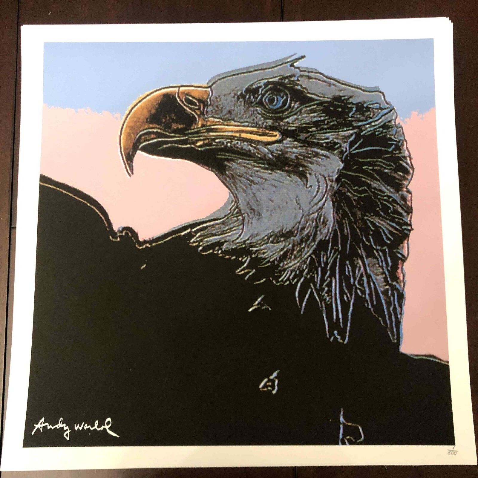 Andy Warhol Lithografie 50x50 cm Nieuwe Cmoa Editie Met Certificaat